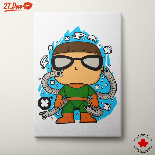 Fun Cartoon Character with Robot Arms