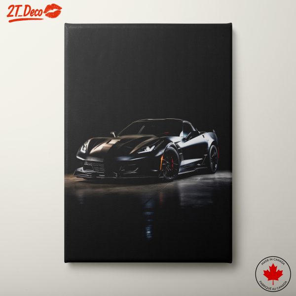 Sleek Black Classic Car