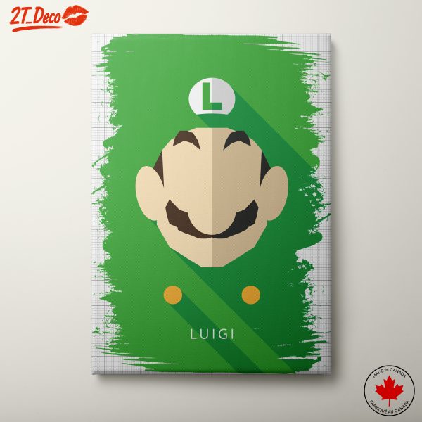 Stylized Luigi Artwork