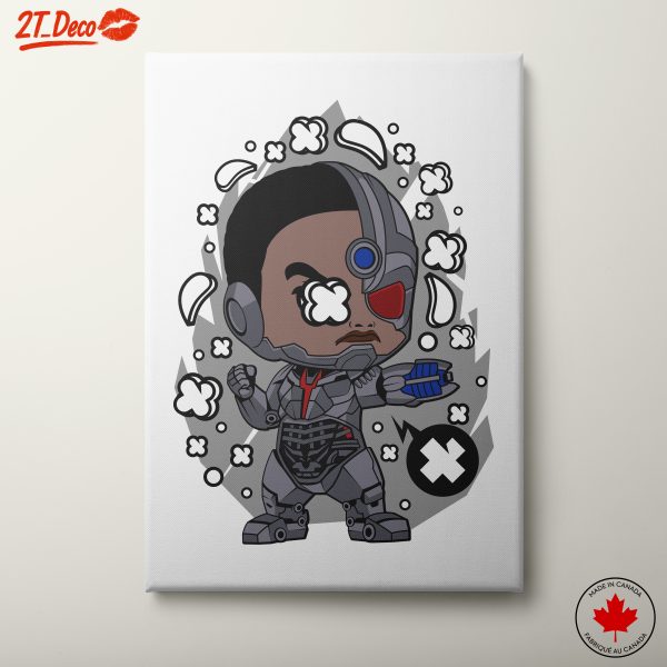 Cyborg Character Art Inspired by DC Comics
