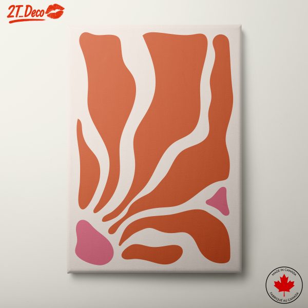 Flowing Shapes Abstract Art