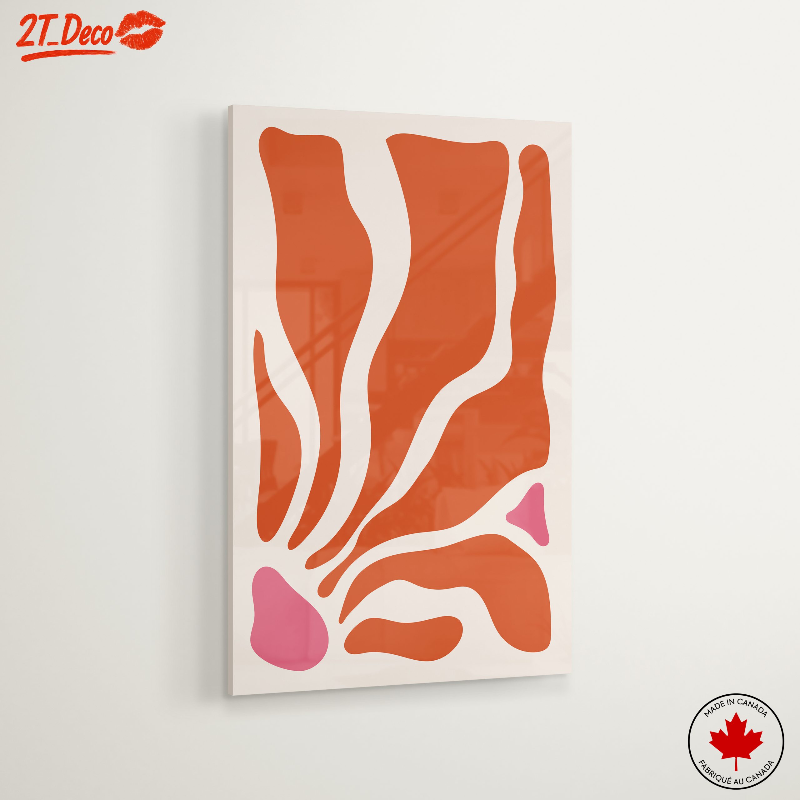 Flowing Shapes Abstract Art - Image 6