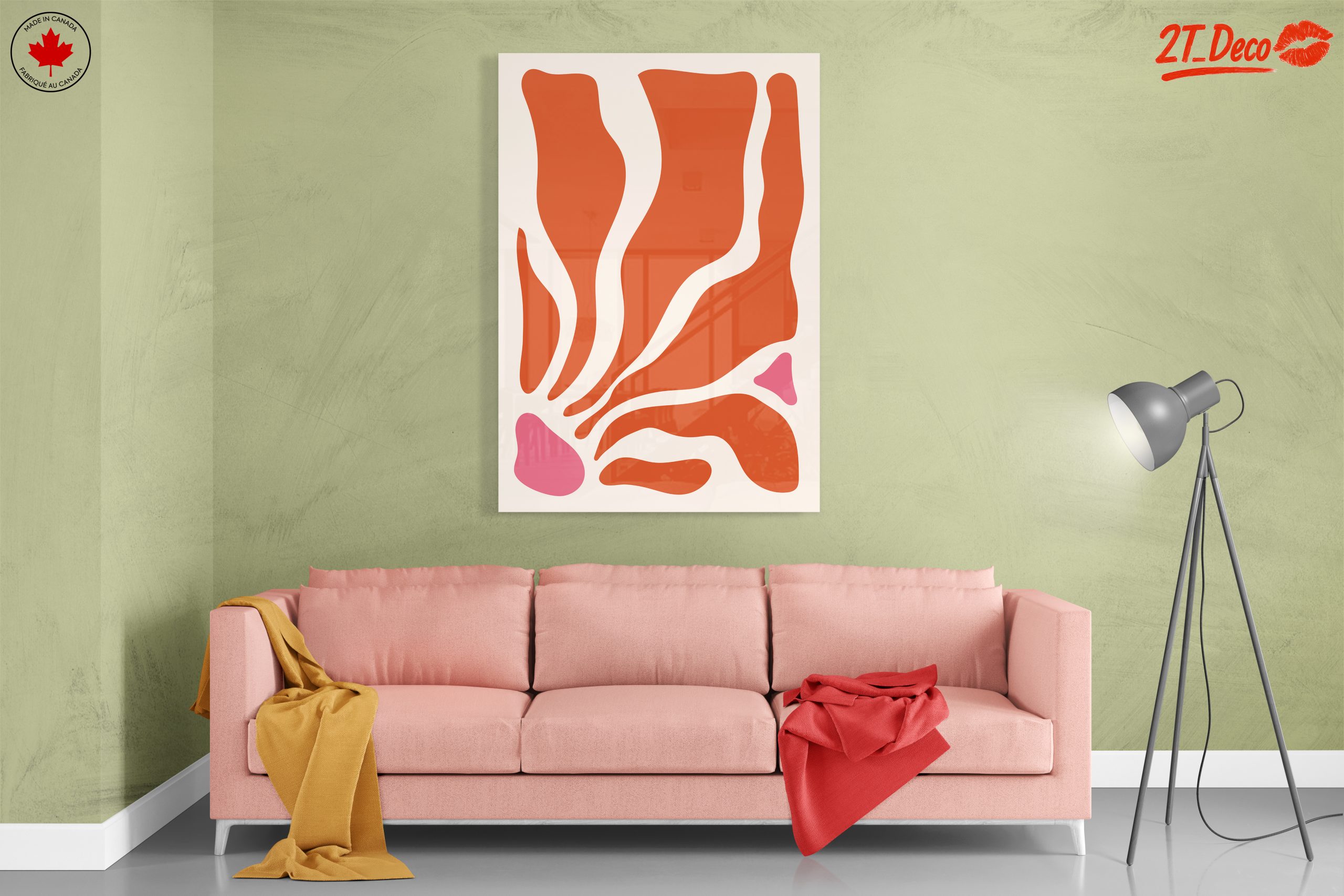 Flowing Shapes Abstract Art - Image 7