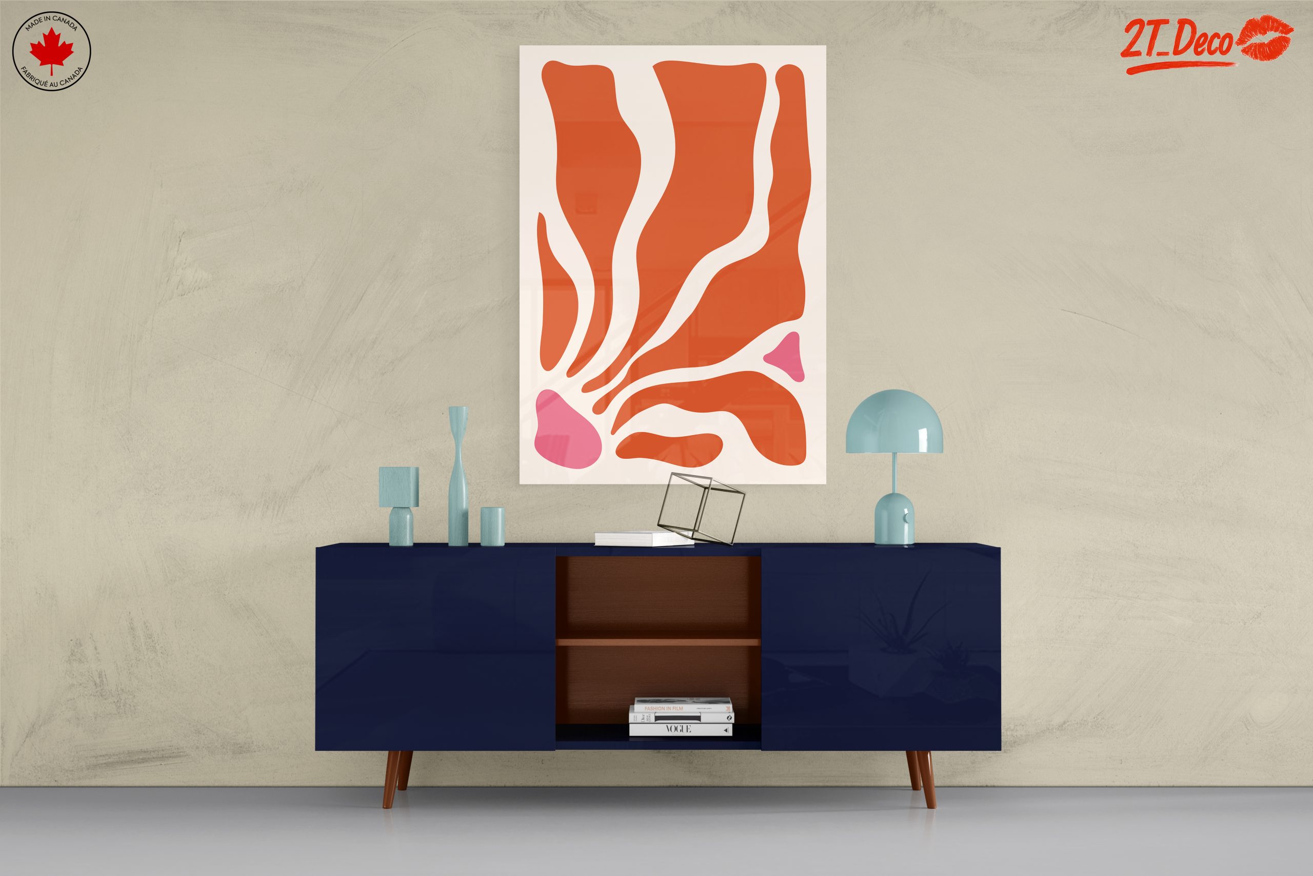 Flowing Shapes Abstract Art - Image 8