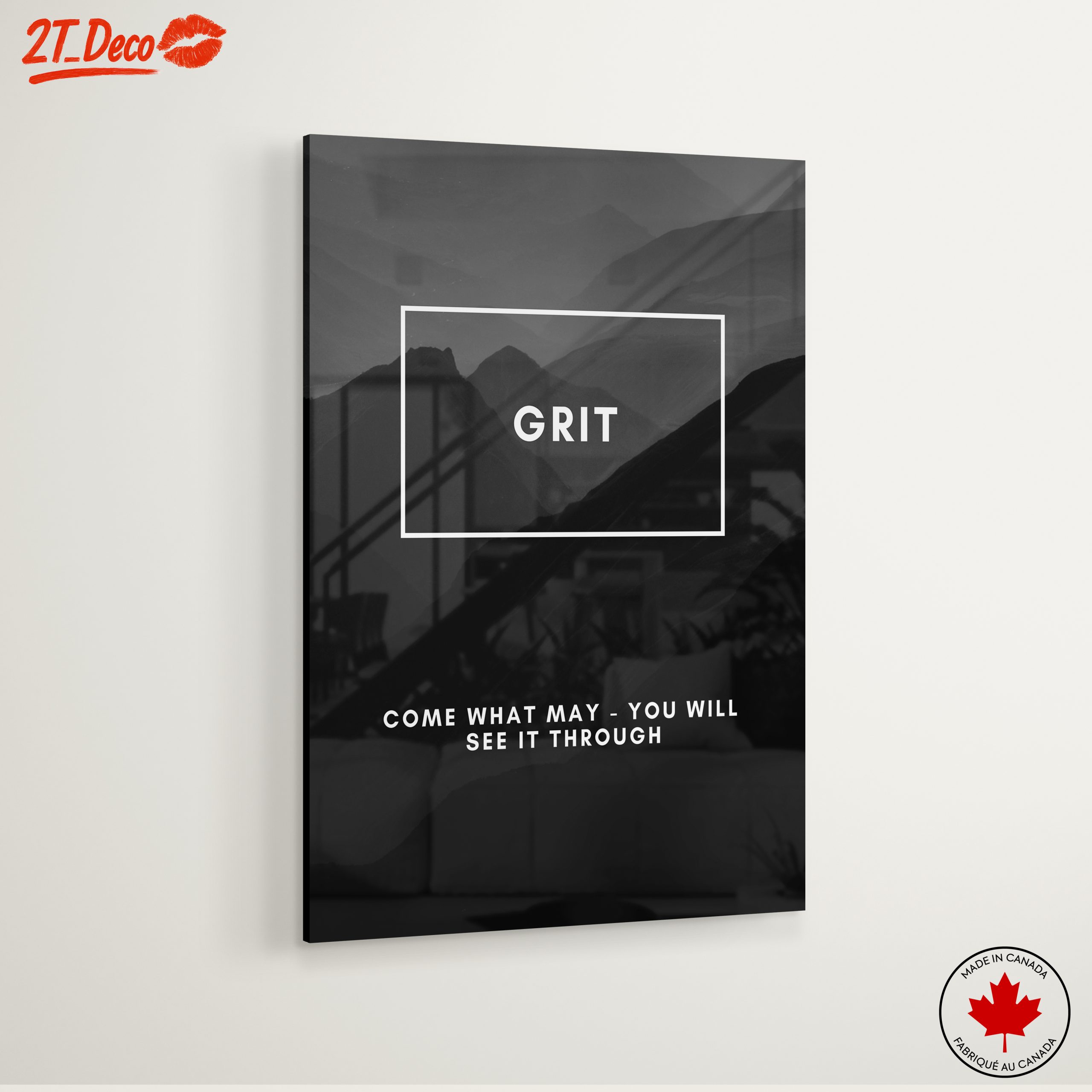 Grit Motivational Abstract Art - Image 6