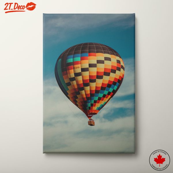 Colorful Hot Air Balloon in the Sky