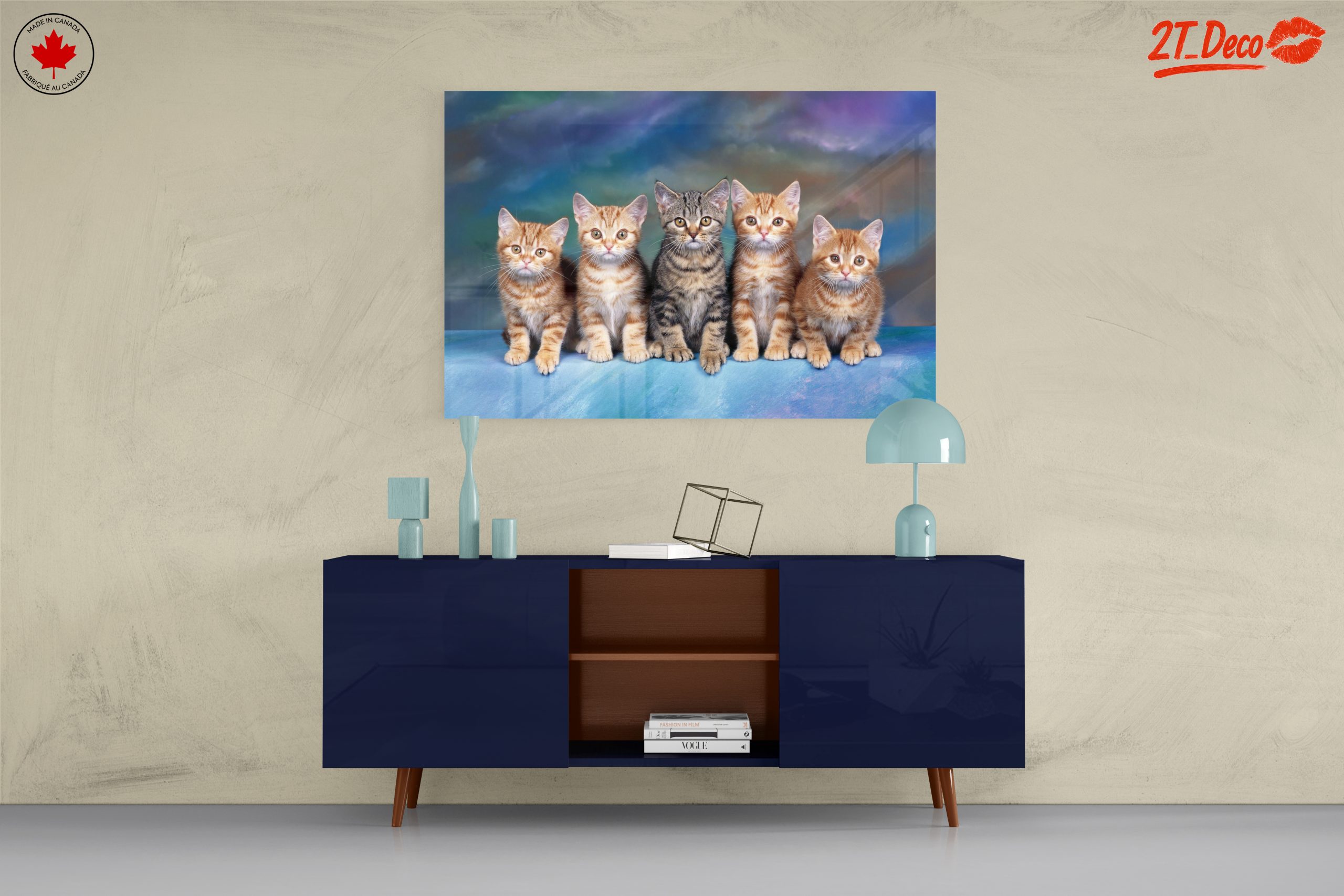 Cute Kittens Group Wall Art - Image 8