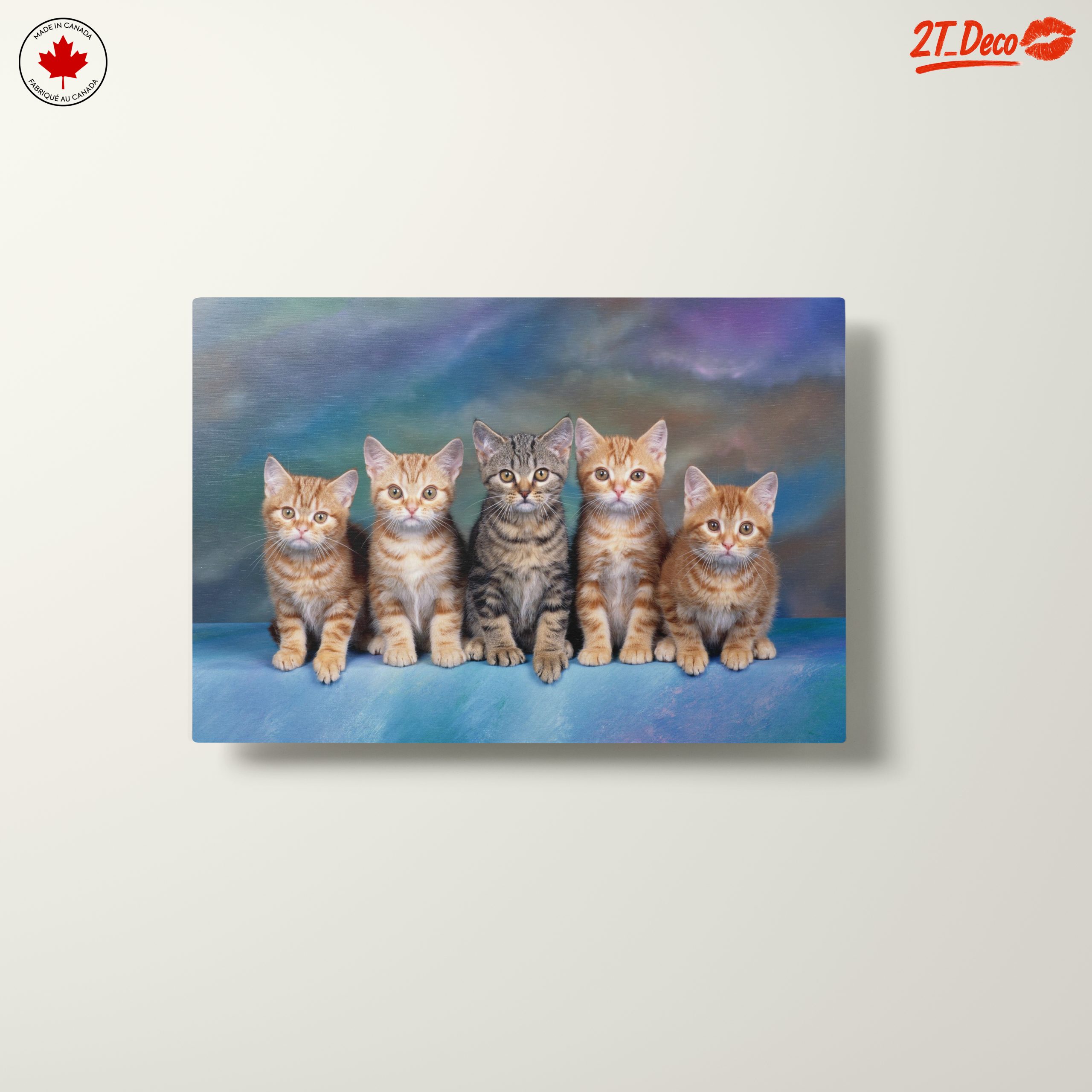 Cute Kittens Group Wall Art - Image 10