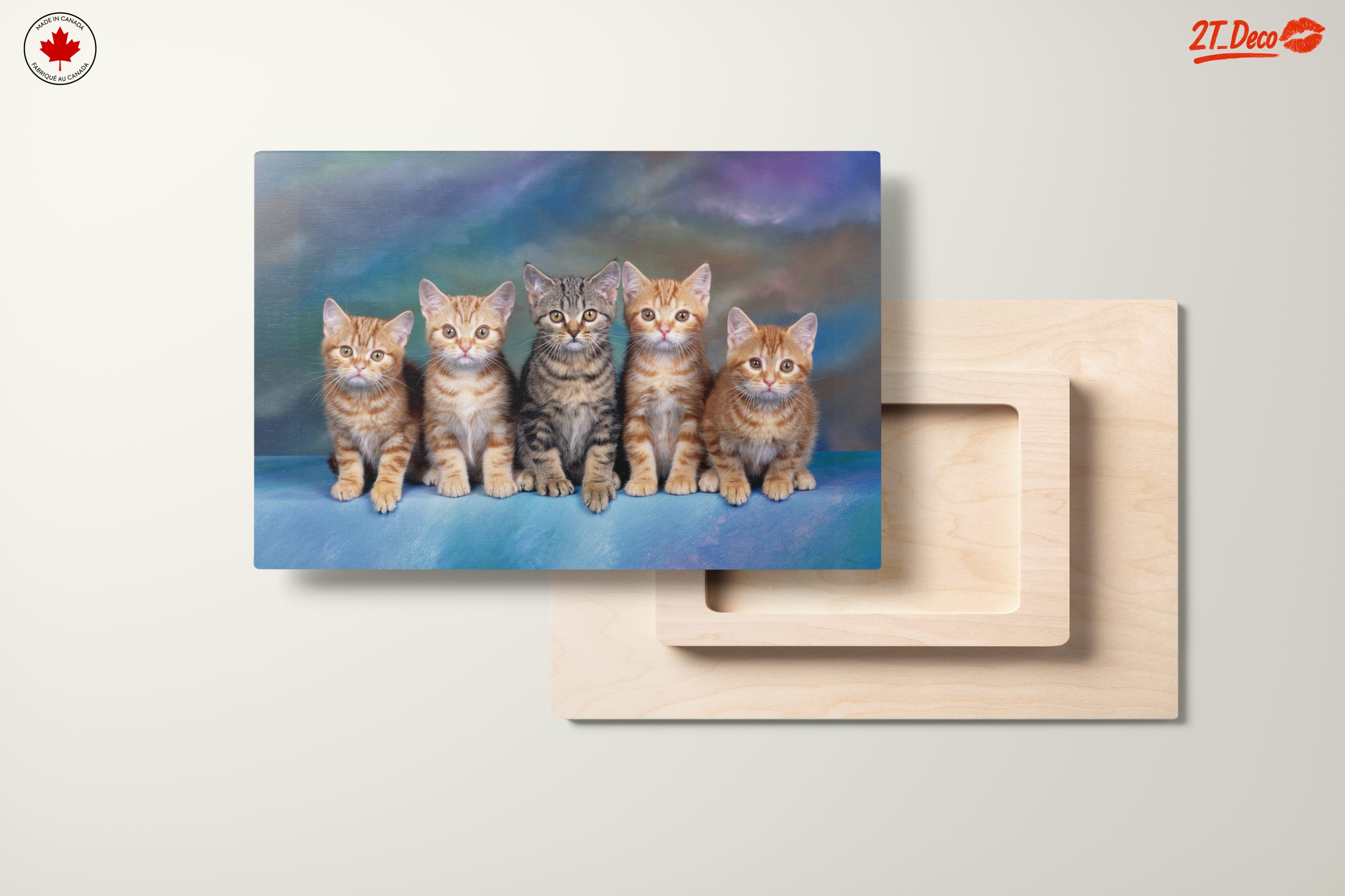 Cute Kittens Group Wall Art - Image 11