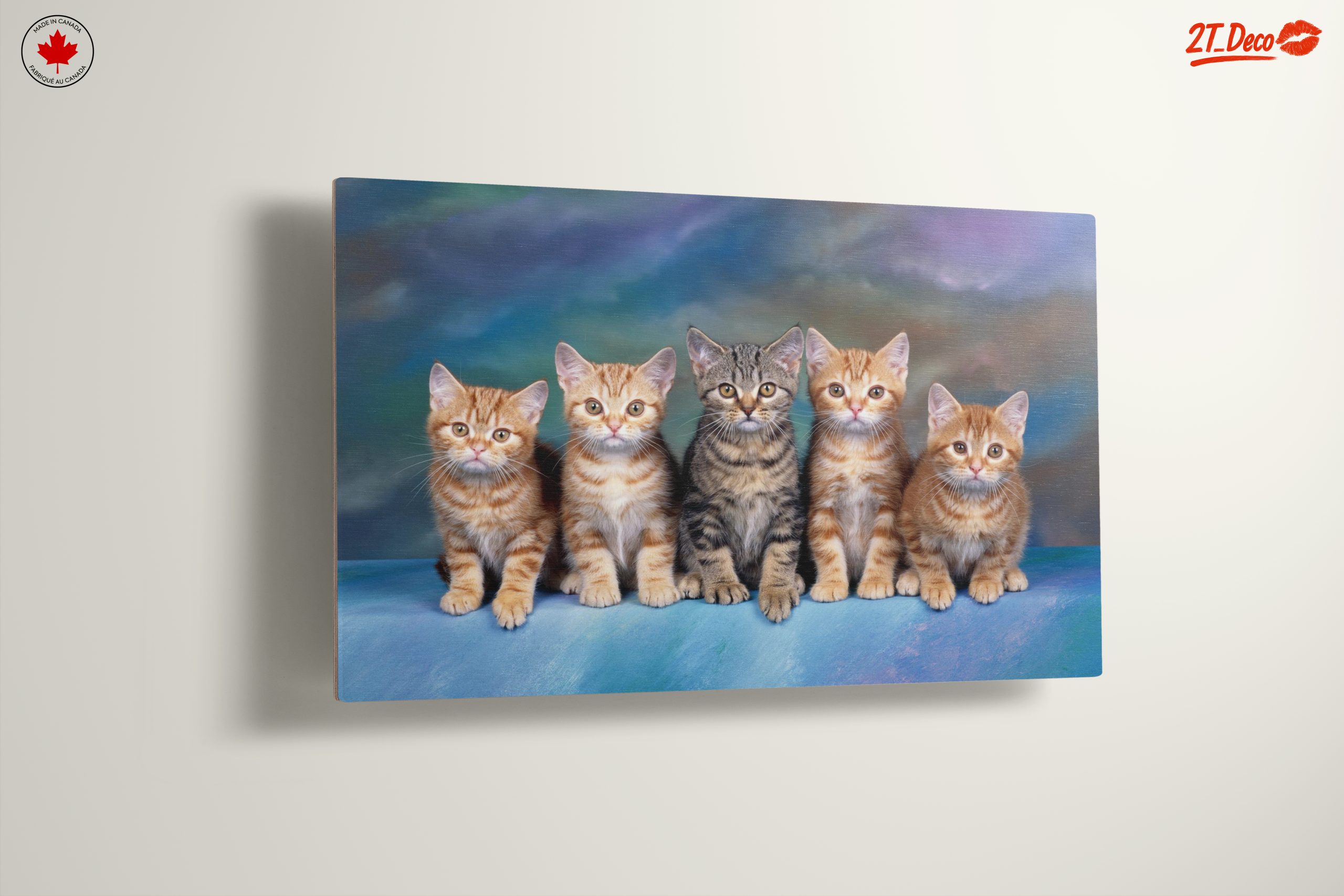 Cute Kittens Group Wall Art - Image 13