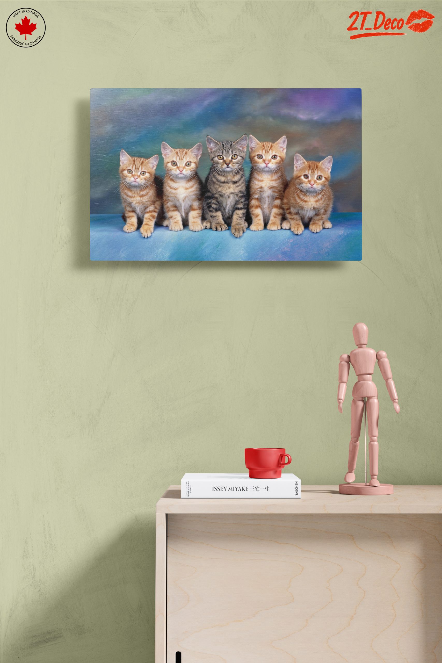Cute Kittens Group Wall Art - Image 14