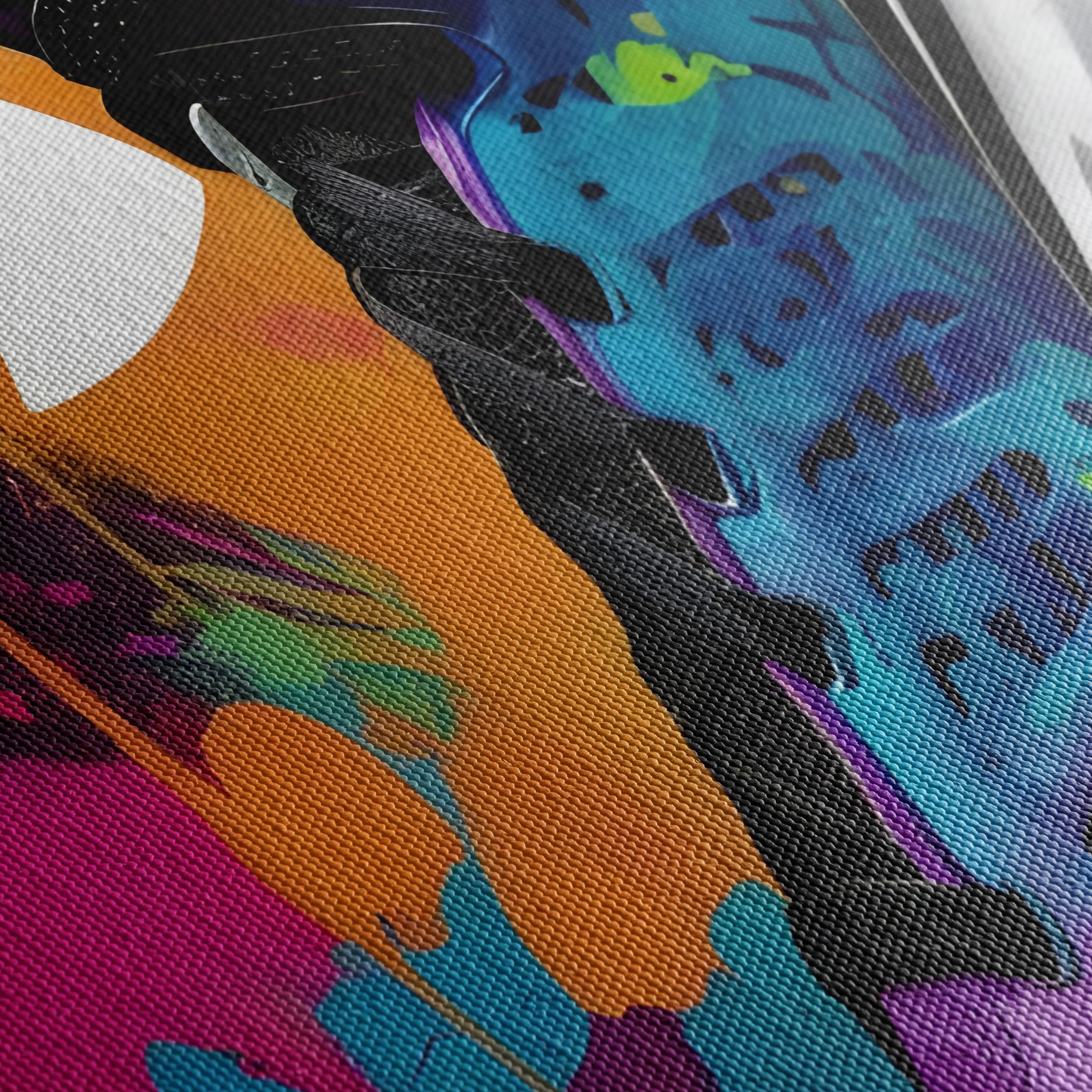 Vibrant Under Armour Sneaker Art - Image 5