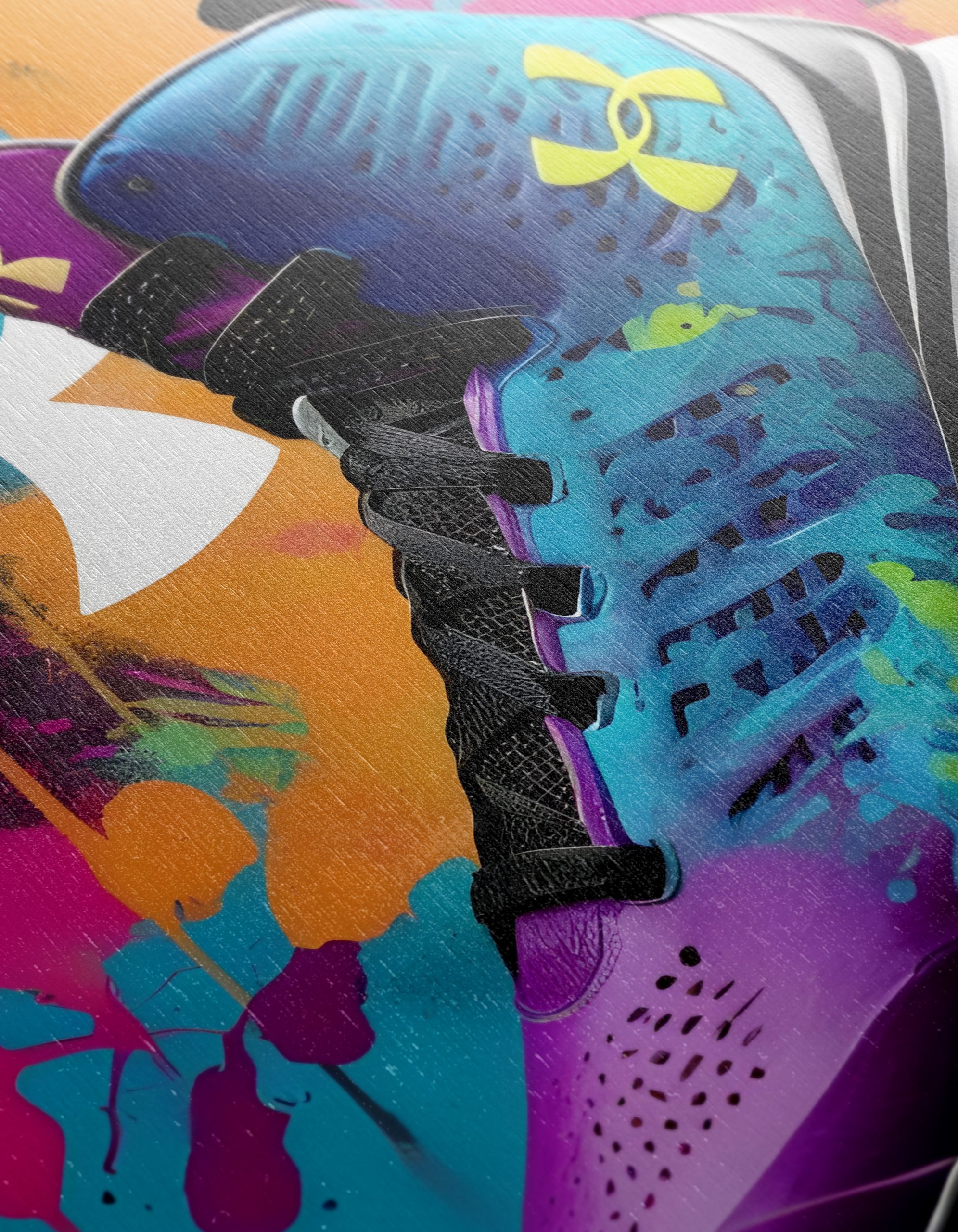 Vibrant Under Armour Sneaker Art - Image 12