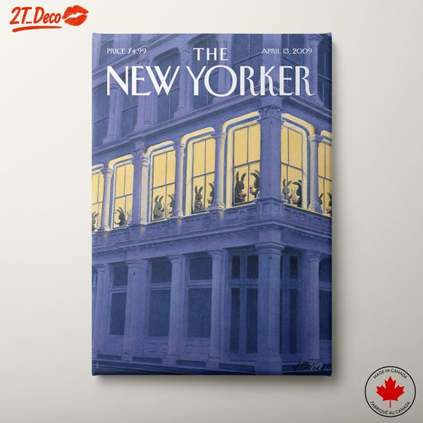 The New Yorker Cover Featuring Rabbits
