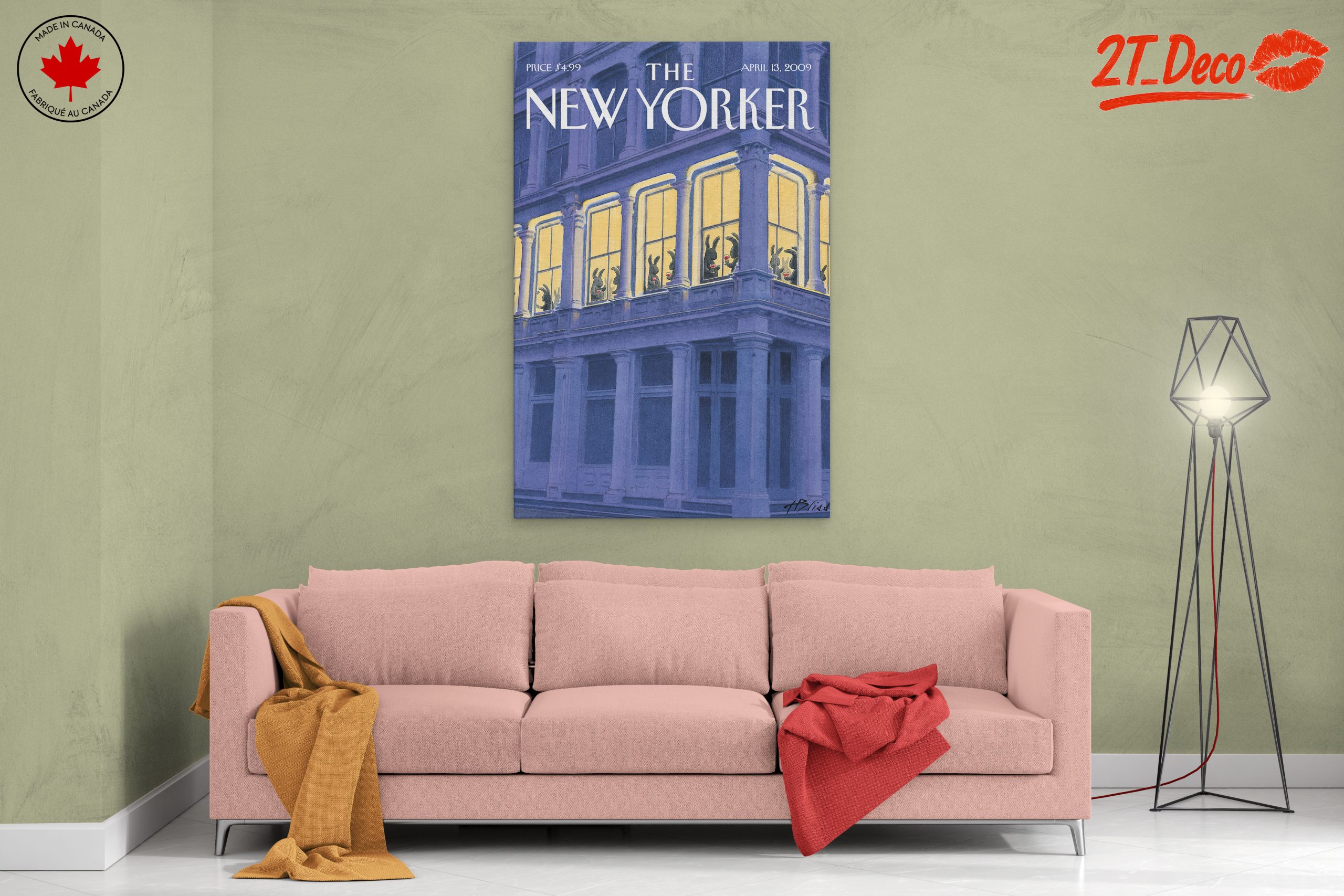 The New Yorker Cover Featuring Rabbits - Image 2