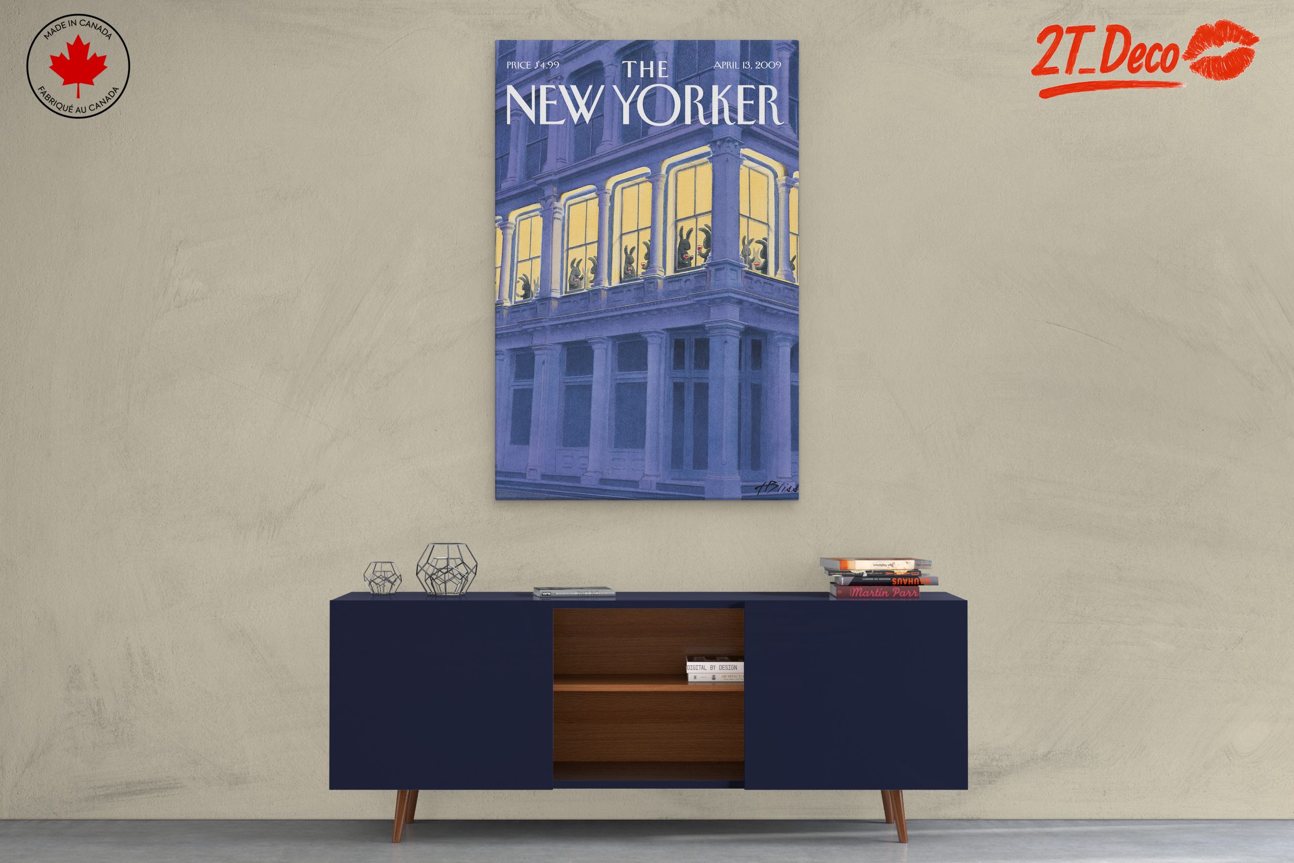 The New Yorker Cover Featuring Rabbits - Image 3