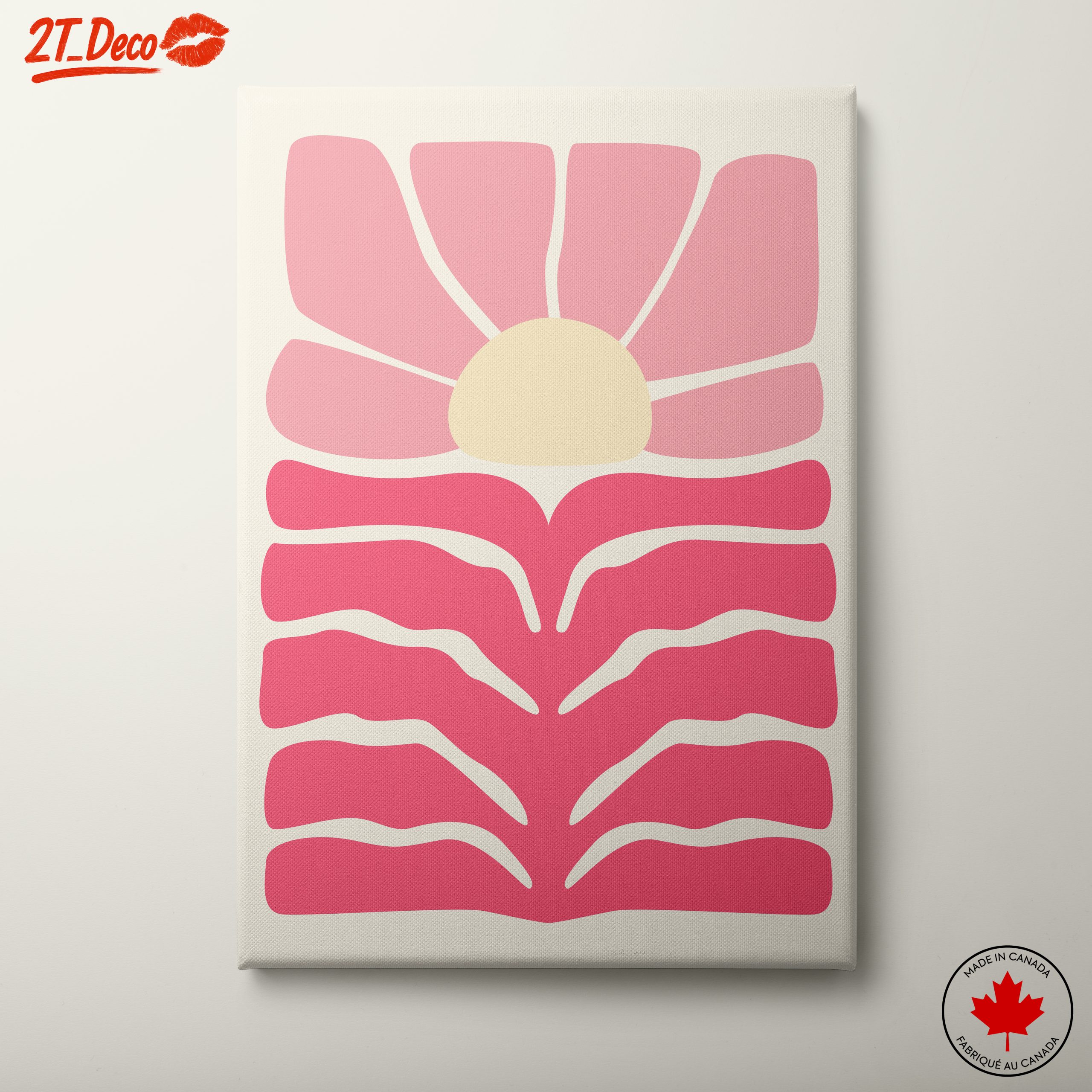 Vibrant Playful Abstract Landscape Art 3