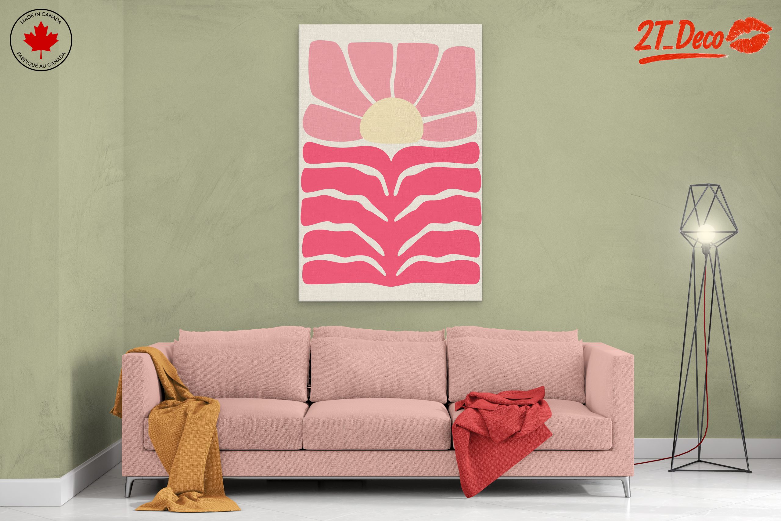 Vibrant Playful Abstract Landscape Art 3 - Image 2