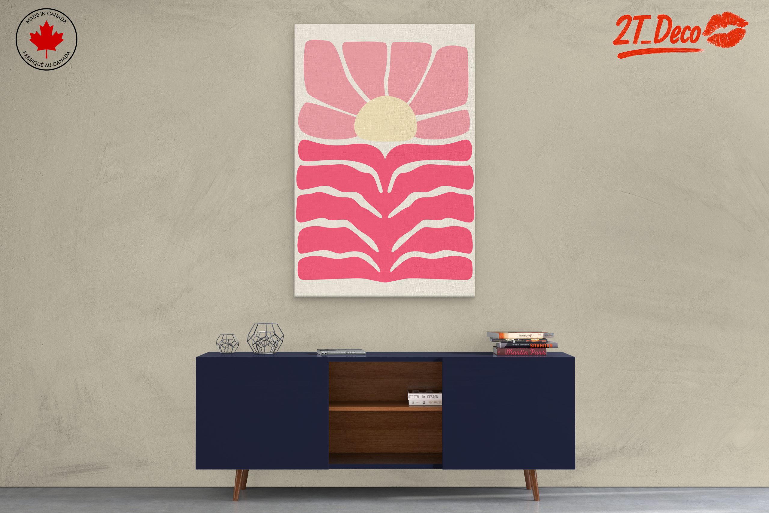 Vibrant Playful Abstract Landscape Art 3 - Image 3