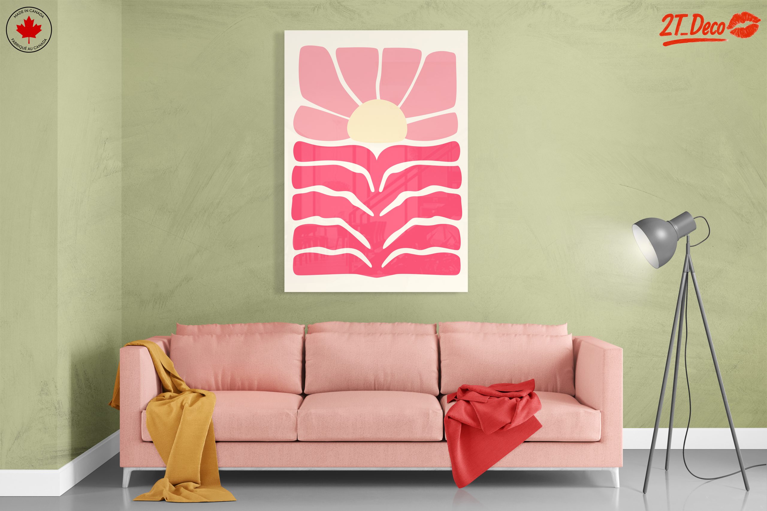 Vibrant Playful Abstract Landscape Art 3 - Image 7