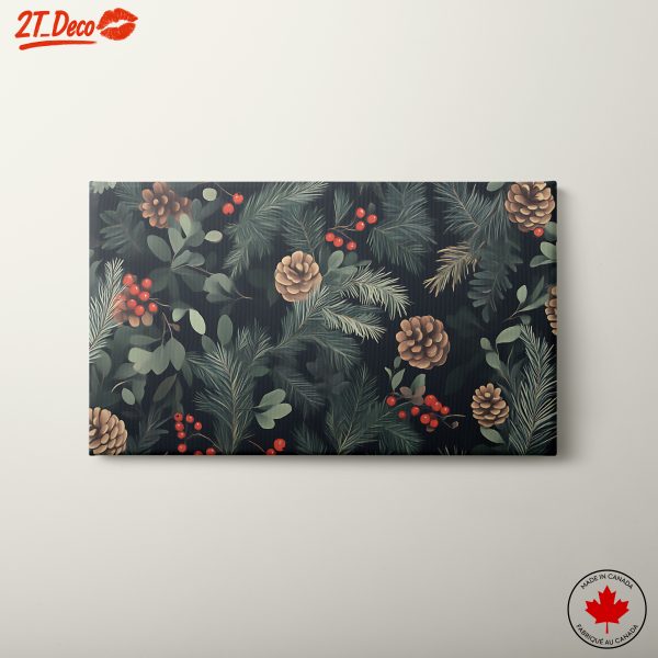 Beautiful Floral Arrangement with Pinecones