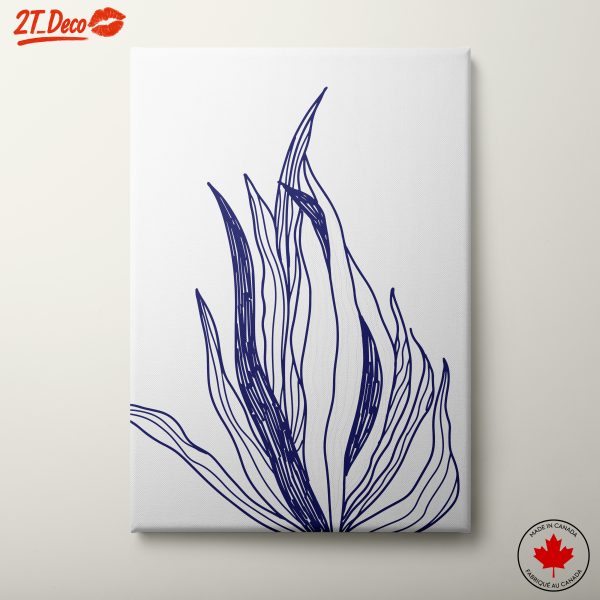 Stylized Abstract Plant Artwork