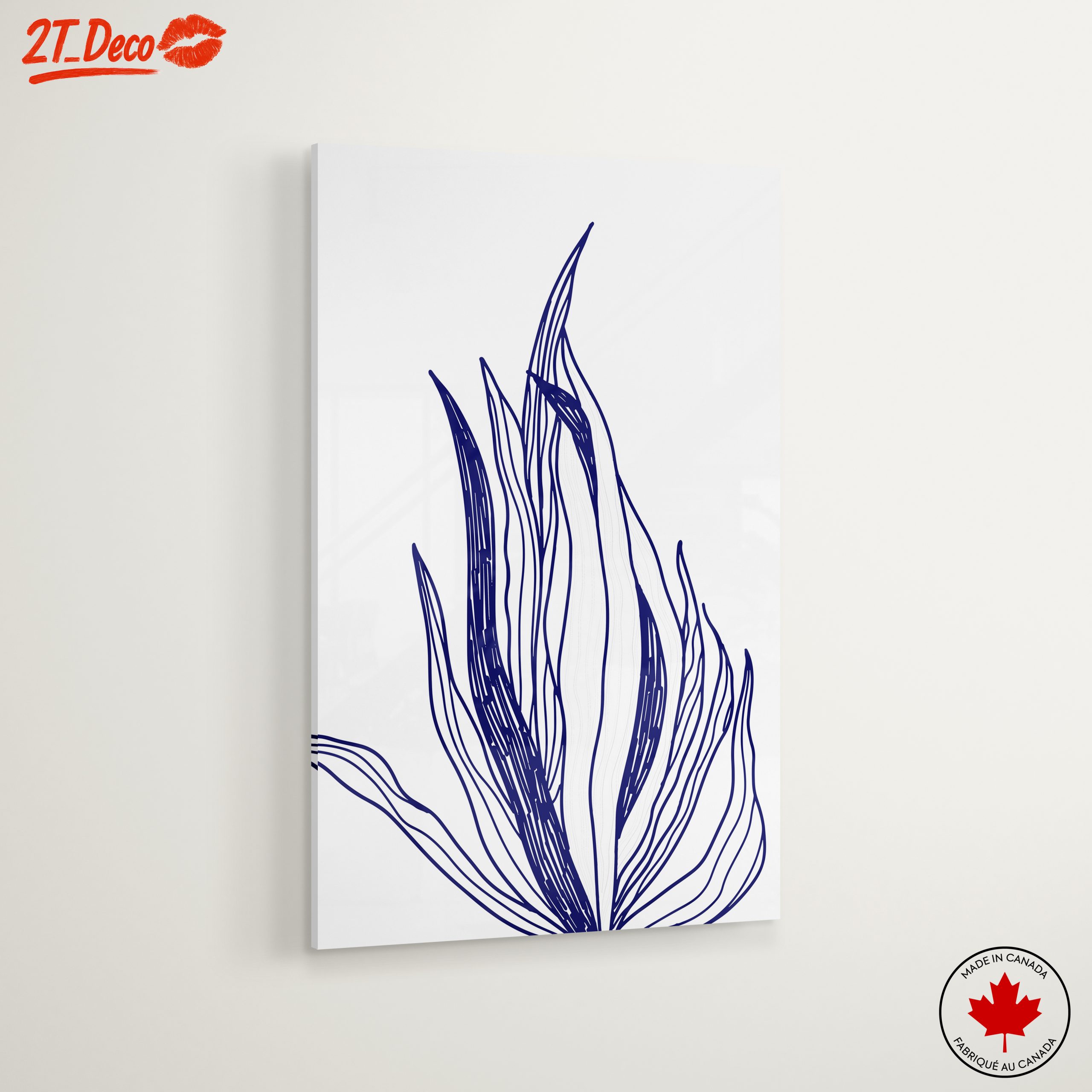 Stylized Abstract Plant Artwork - Image 6