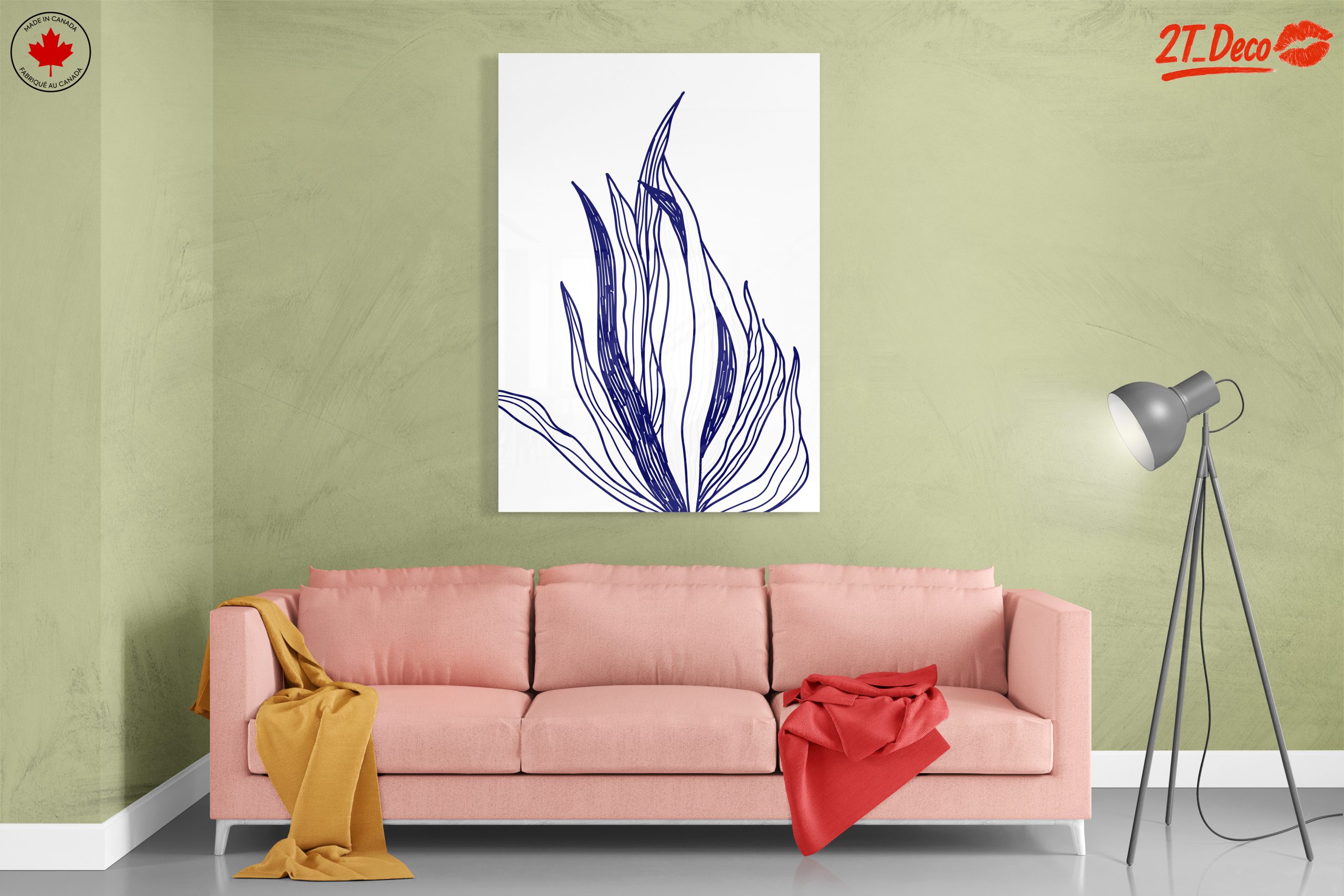 Stylized Abstract Plant Artwork - Image 7