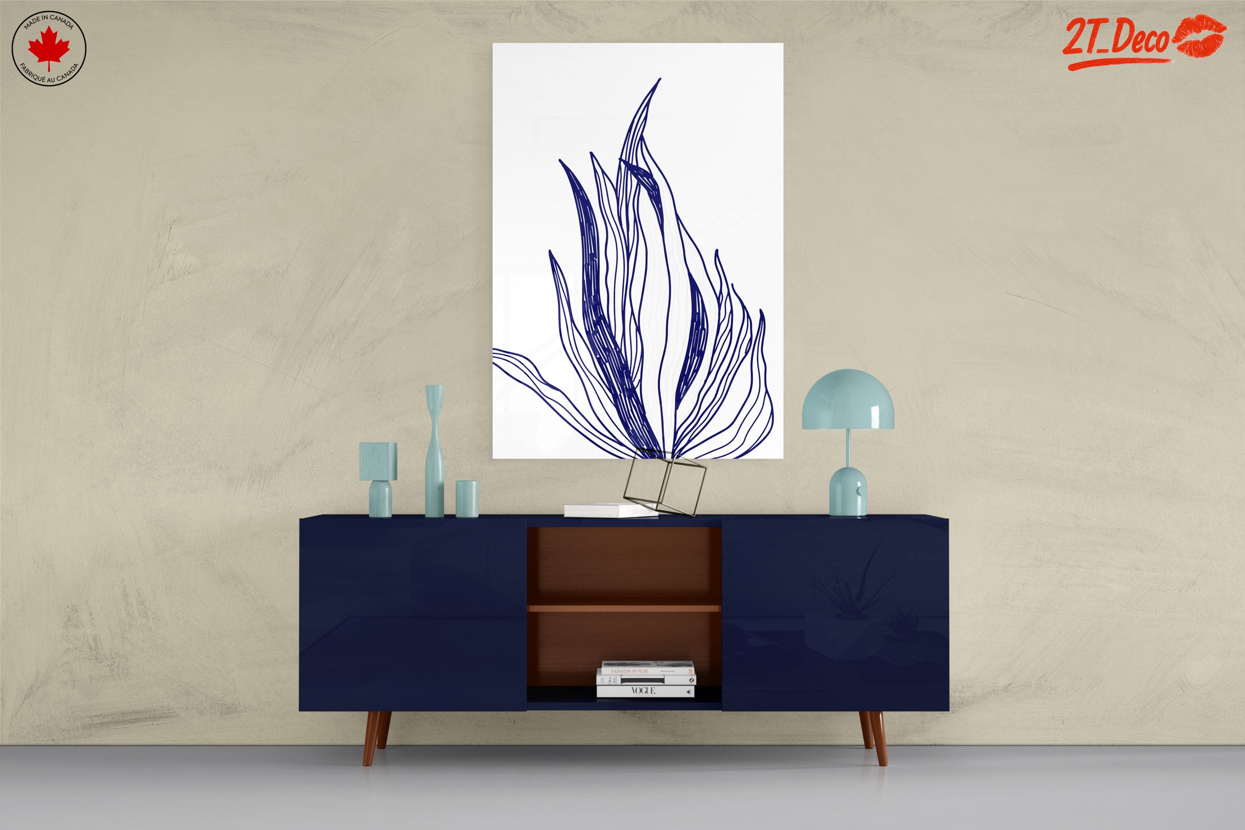 Stylized Abstract Plant Artwork - Image 8