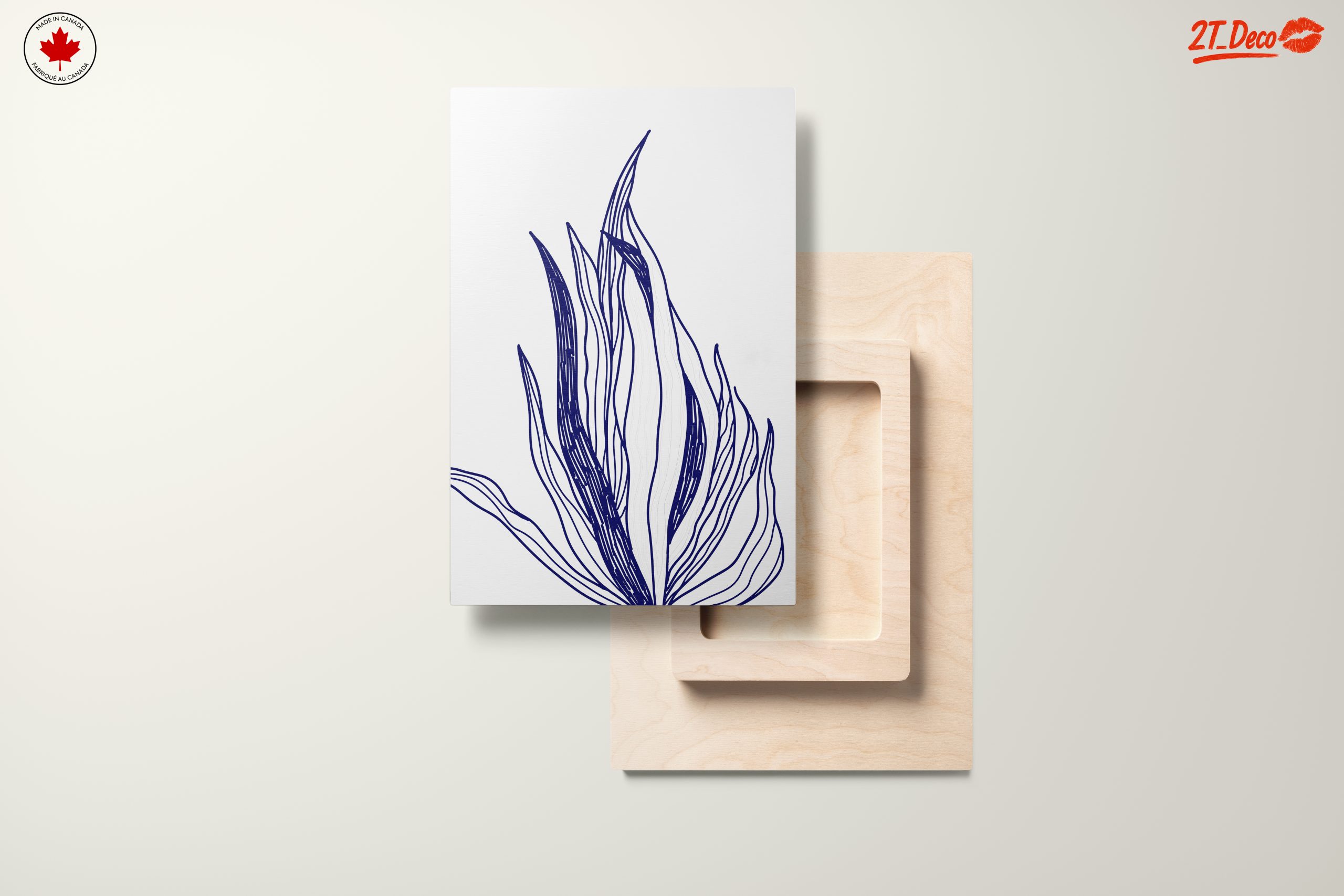 Stylized Abstract Plant Artwork - Image 11