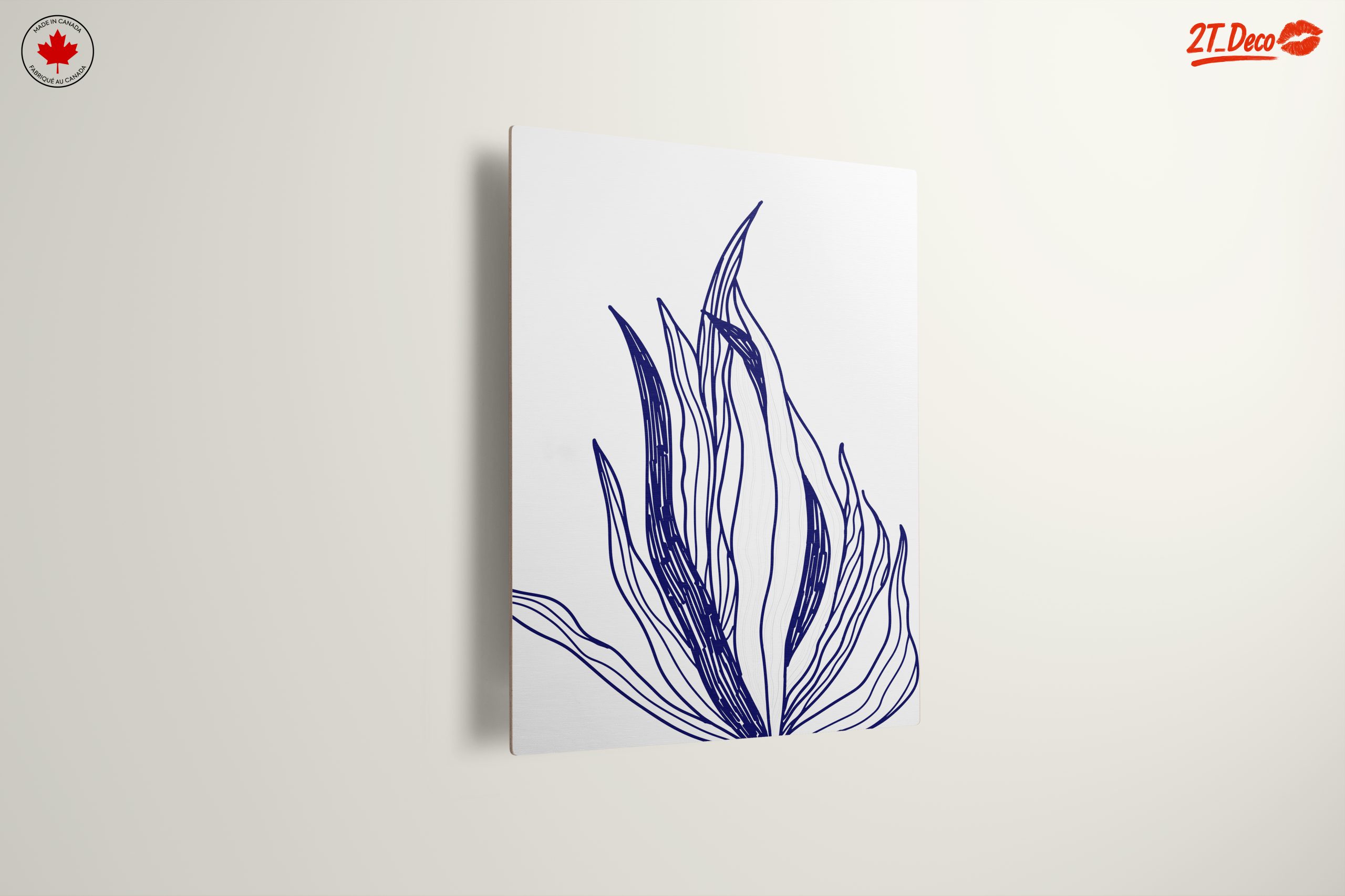 Stylized Abstract Plant Artwork - Image 13