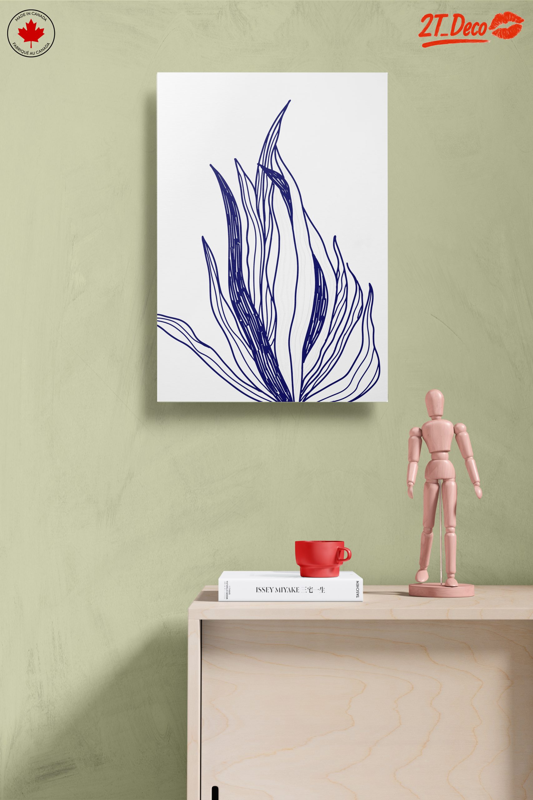Stylized Abstract Plant Artwork - Image 14