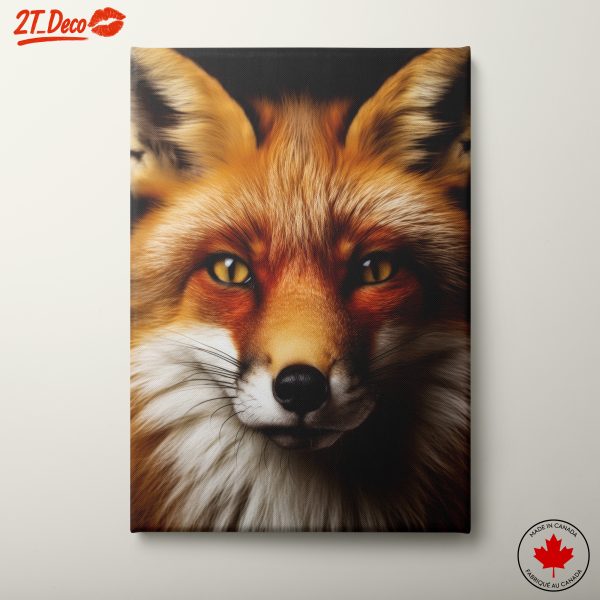 Stunning Fox Portrait in Artistic Style