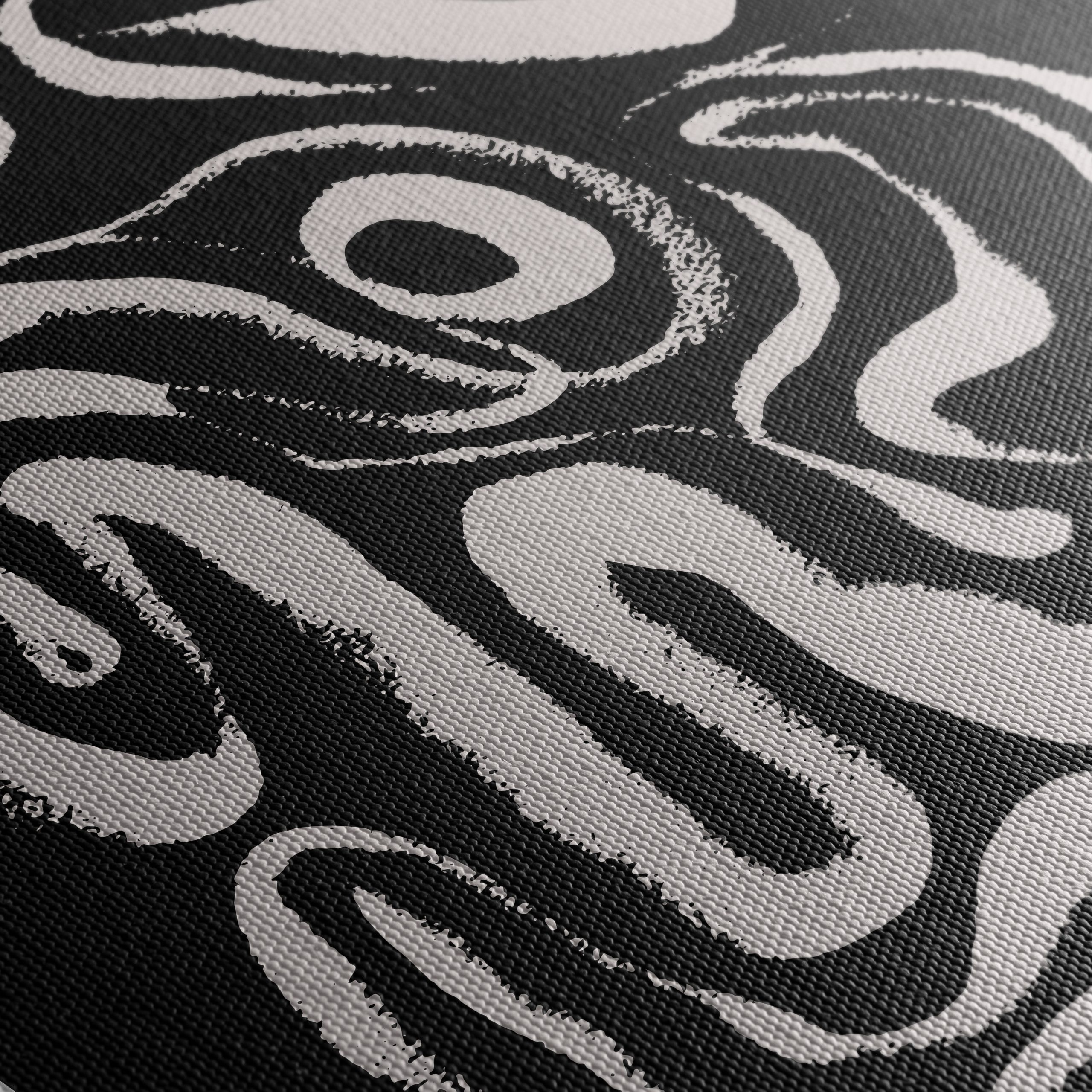 Modern Abstract Lines on Black Background - Image 5