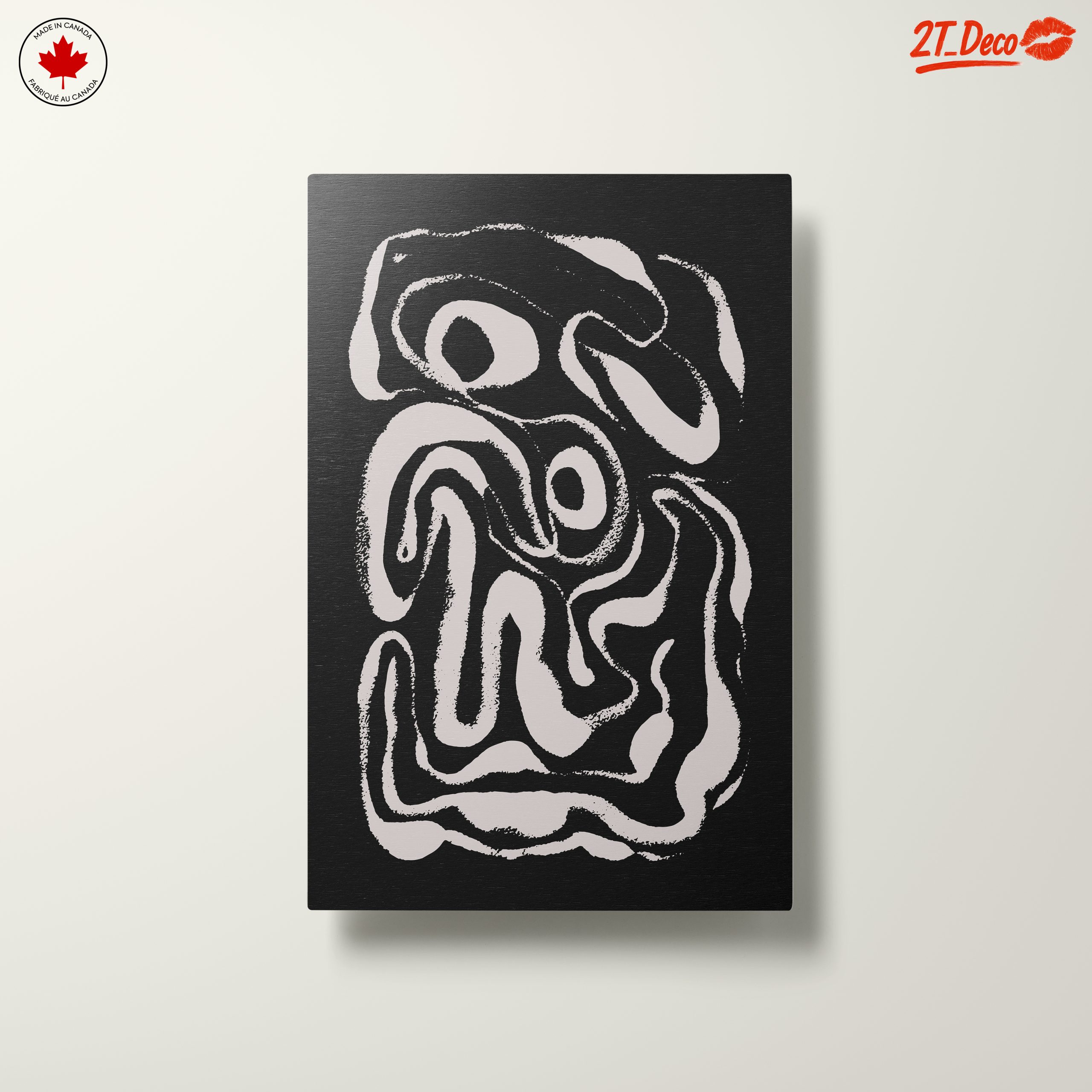 Modern Abstract Lines on Black Background - Image 10