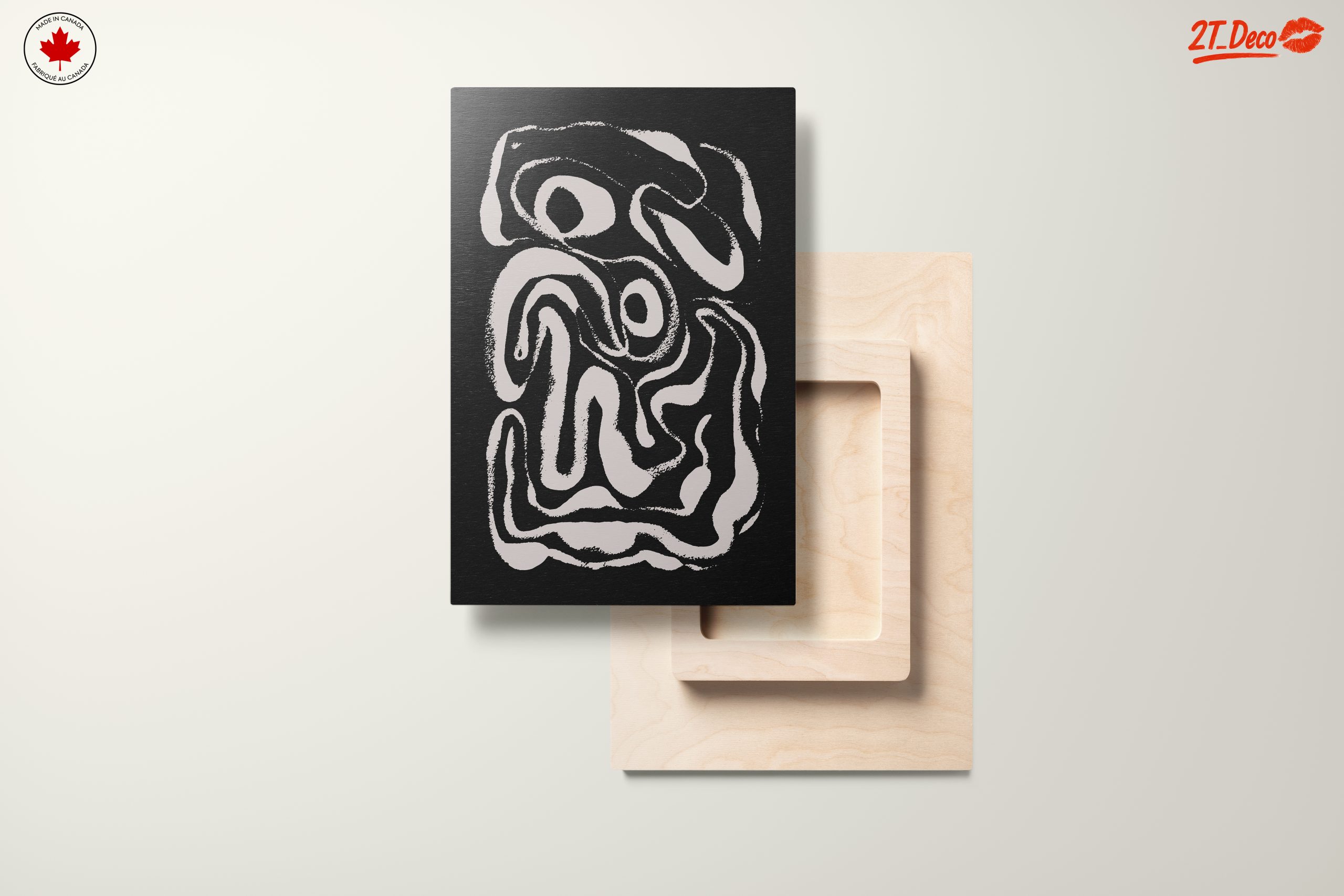 Modern Abstract Lines on Black Background - Image 11