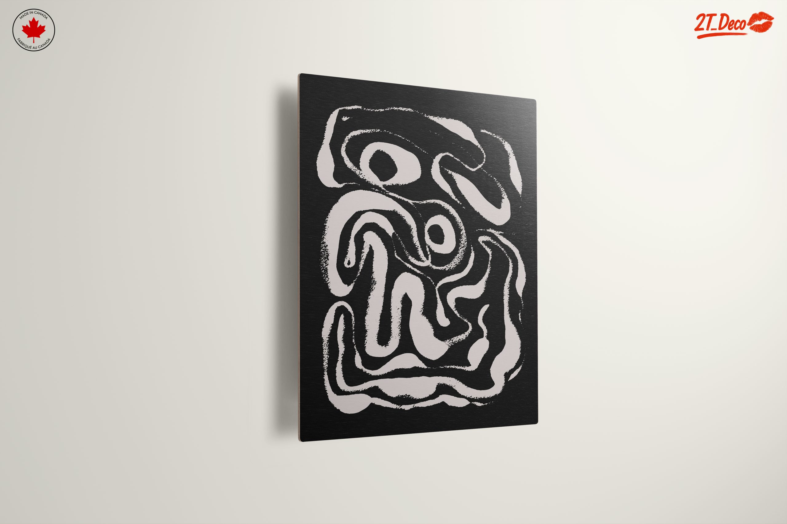 Modern Abstract Lines on Black Background - Image 13