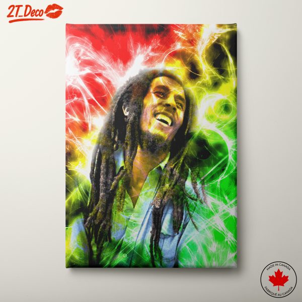 Vibrant Bob Marley Artwork