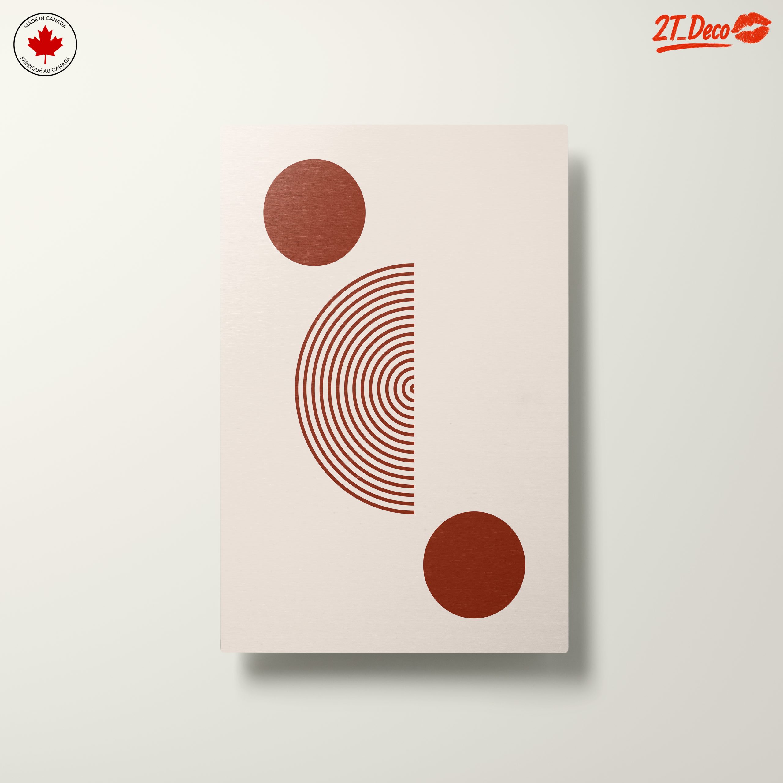 Minimalist Abstract Art With Circles and Lines - Image 10