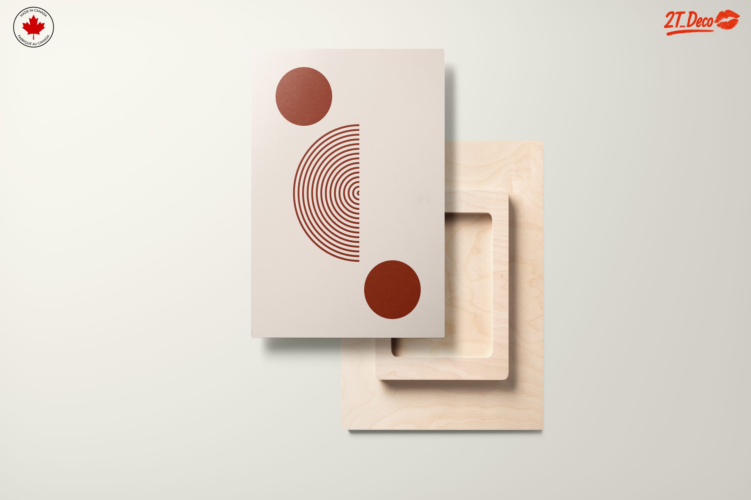Minimalist Abstract Art With Circles and Lines - Image 11