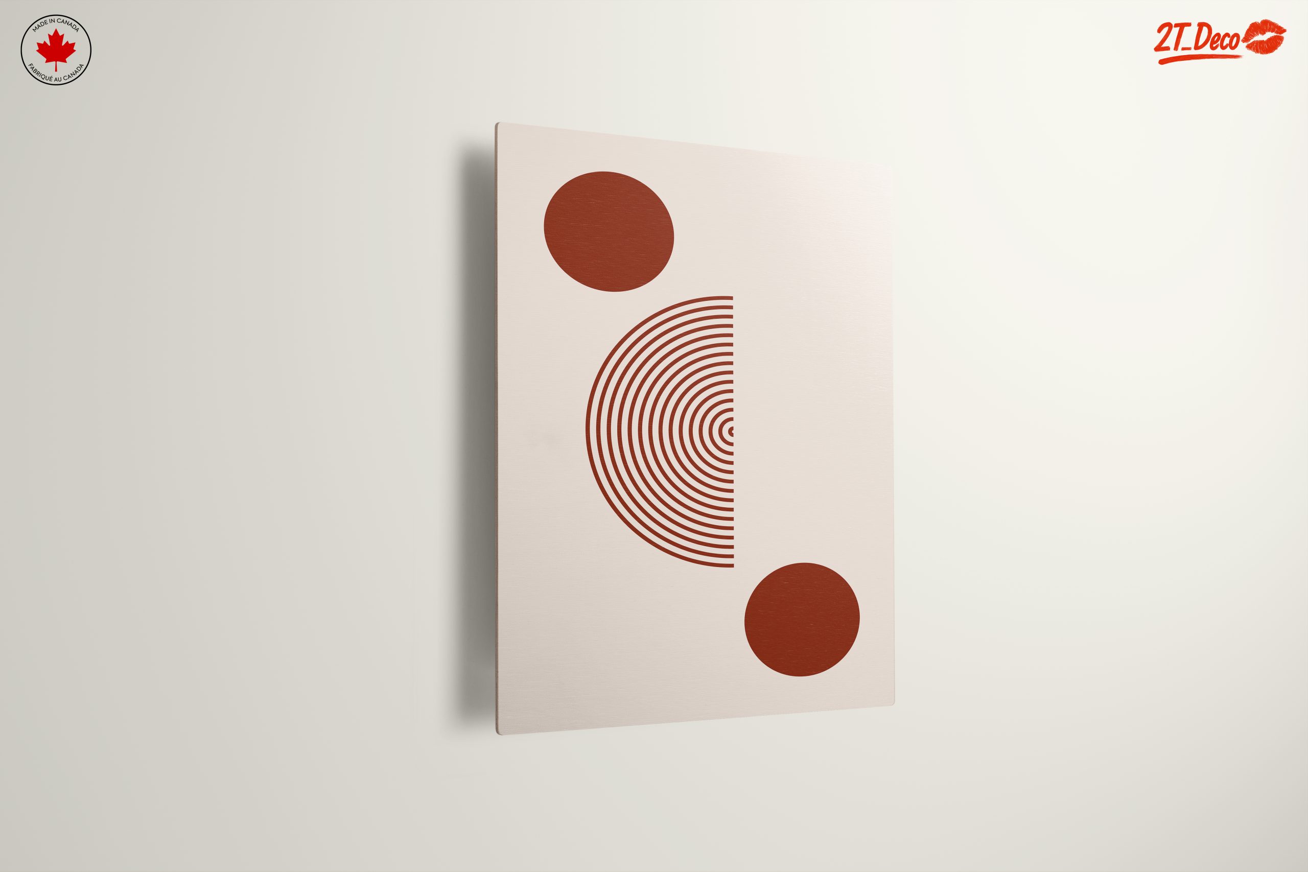 Minimalist Abstract Art With Circles and Lines - Image 13