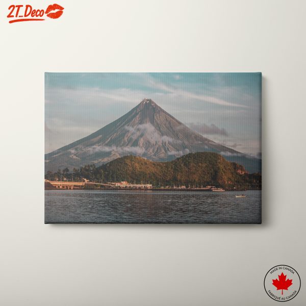Majestic Volcano Landscape Art