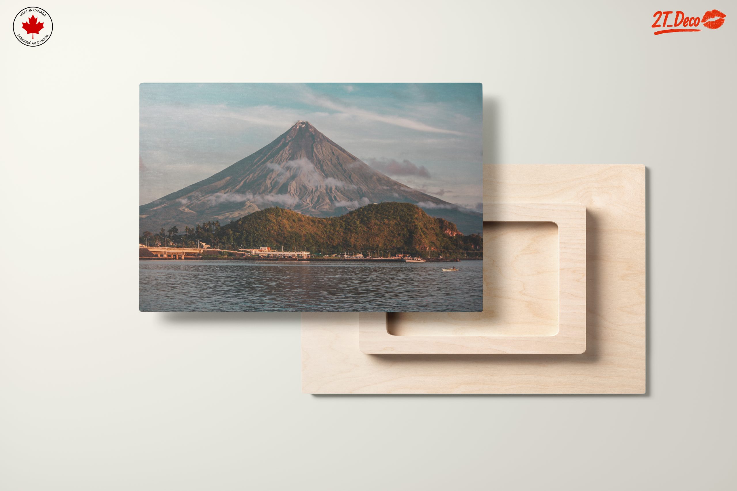 Majestic Volcano Landscape Art - Image 11
