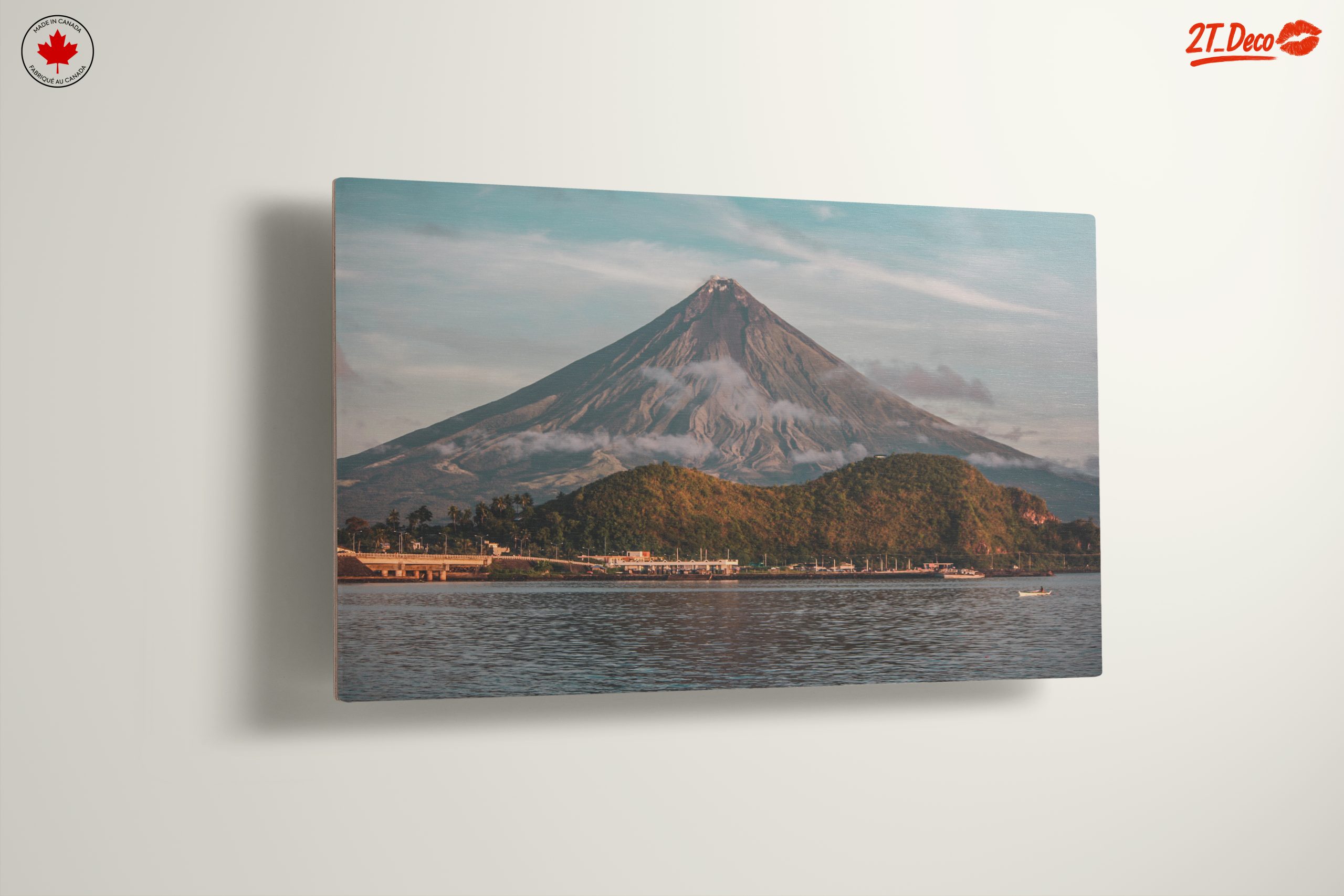 Majestic Volcano Landscape Art - Image 13