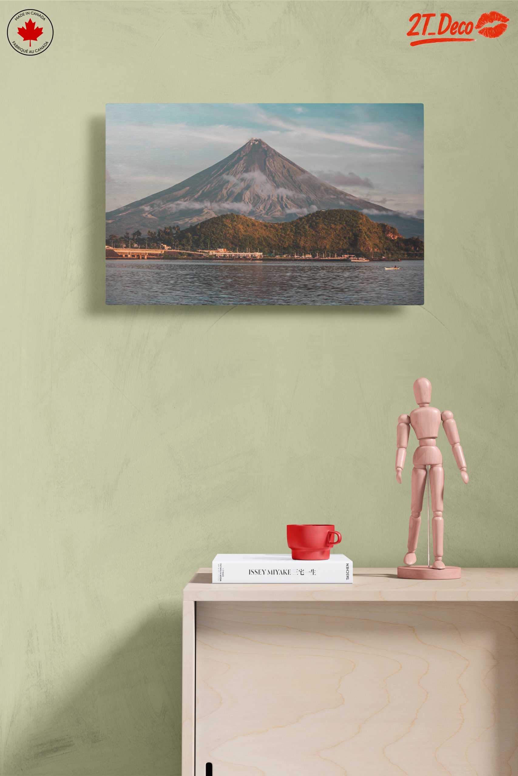 Majestic Volcano Landscape Art - Image 14