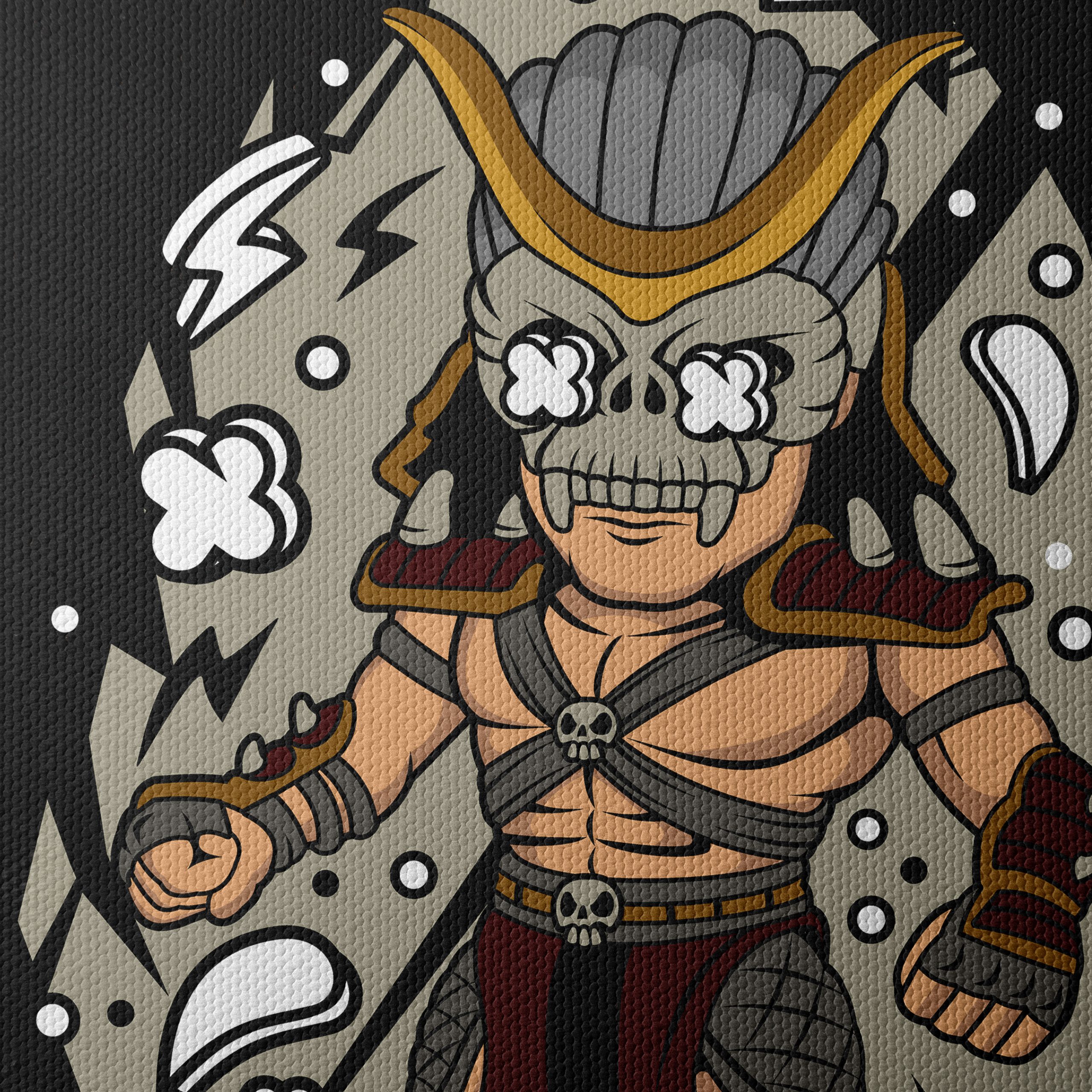 Stylized Fantasy Character in Dynamic Pose - Image 4