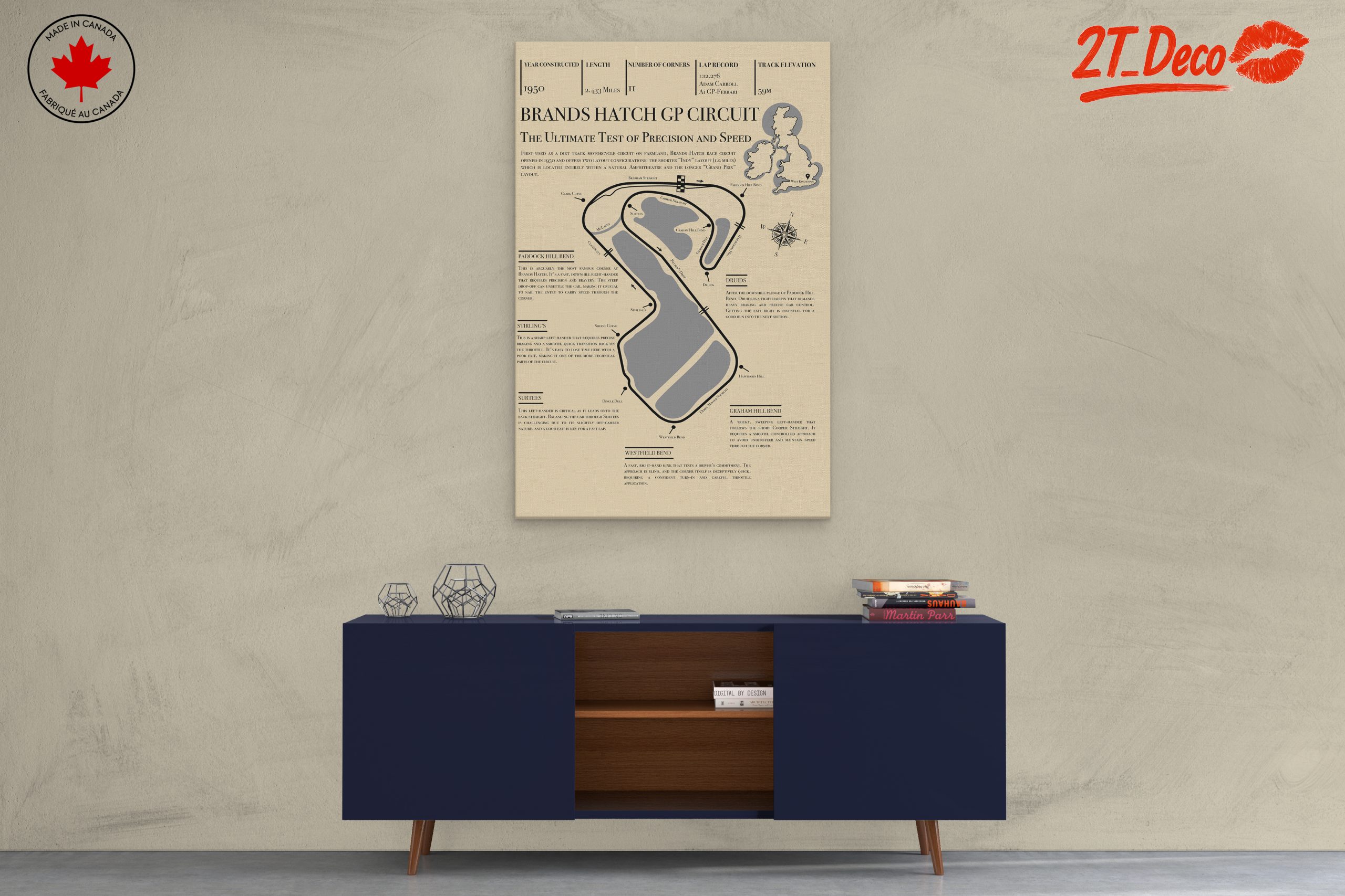 Brands Hatch GP Circuit Art - Image 3