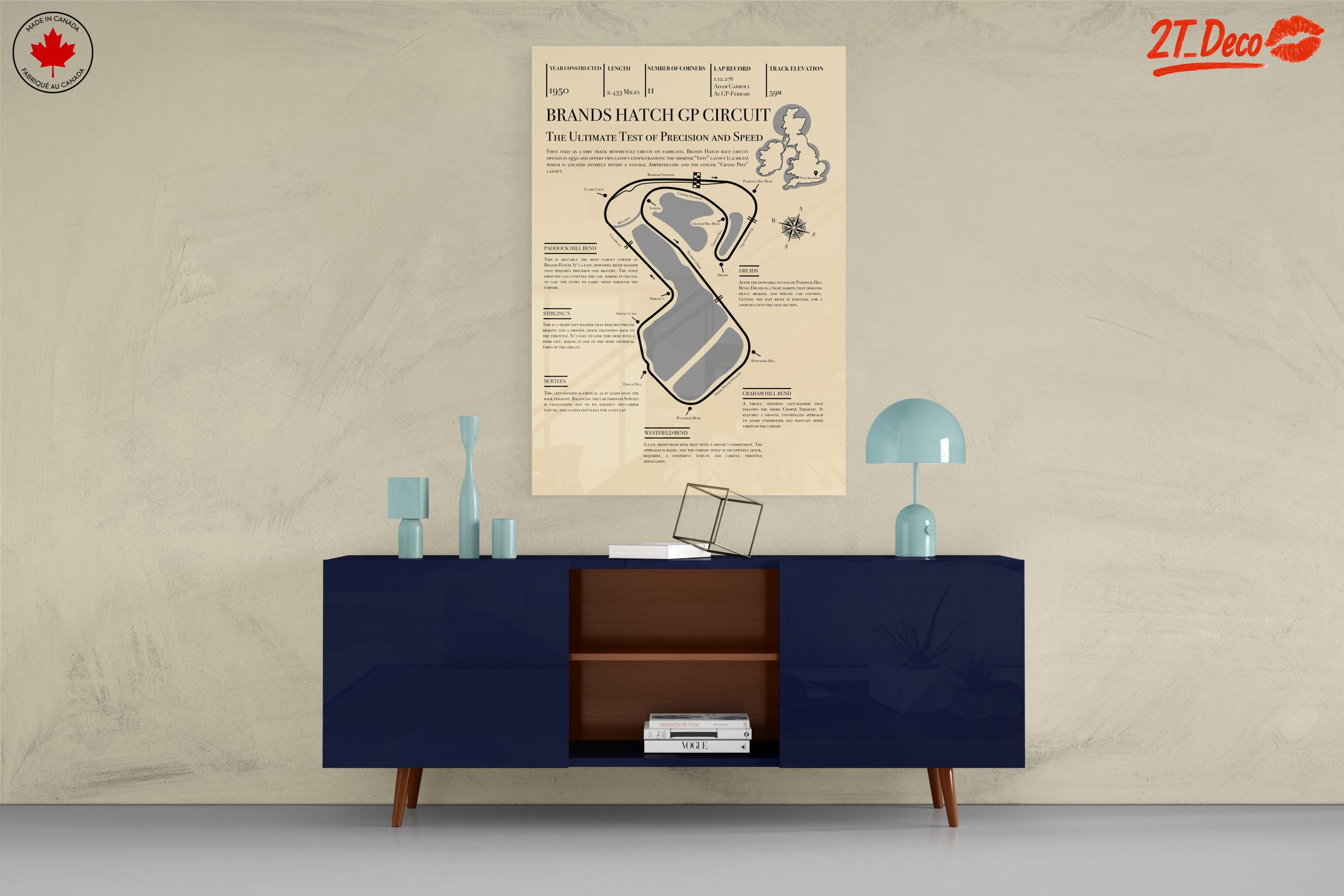 Brands Hatch GP Circuit Art - Image 8