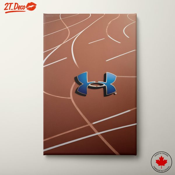 Under Armour Logo on Athletic Track Surface