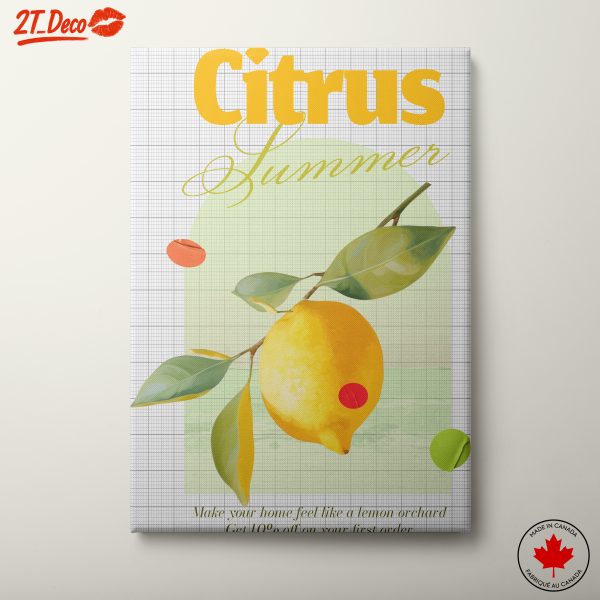 Citrus Summer Lemon Artwork
